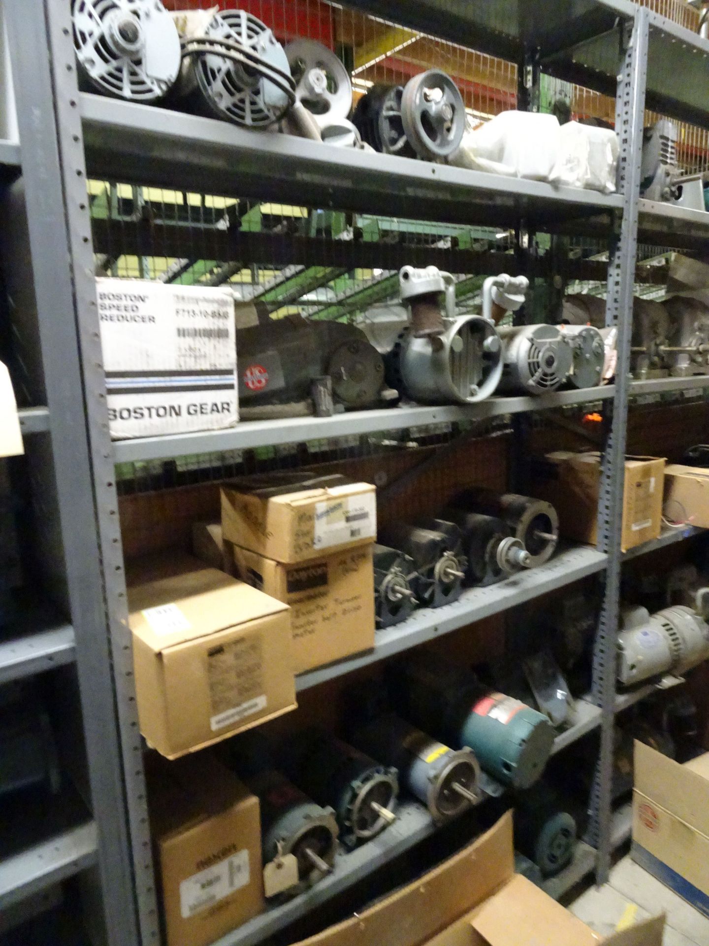 CONTENTS OF PARTS ROOM INCLUDING MOTORS, ELETRONICS, ELECTRICAL, HARDWARE, HOSE, LIGHTING, WIRE *** - Image 4 of 4