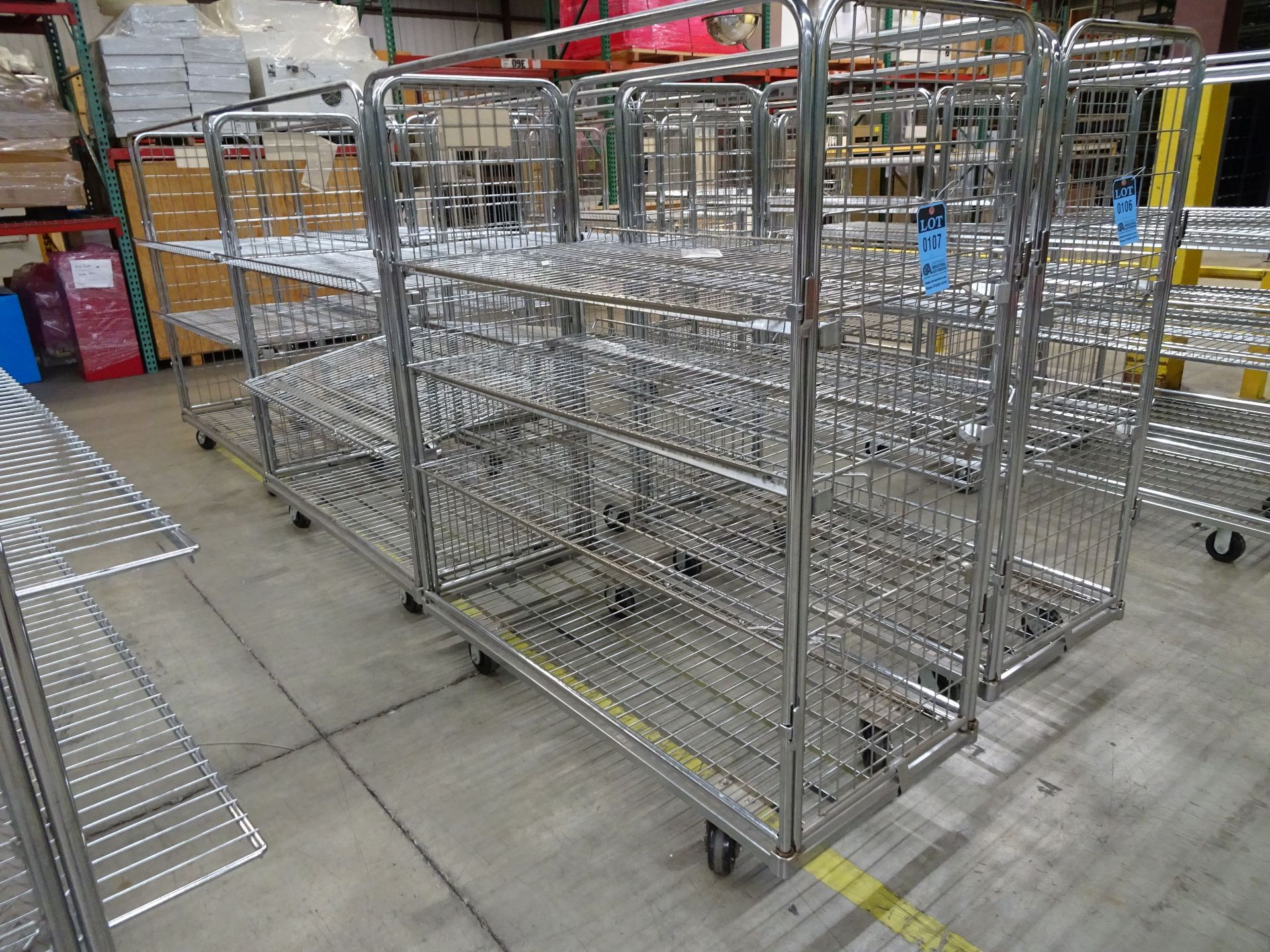 24" X 60" METRO CARTS WITH ADJUSTABLE SHELVES