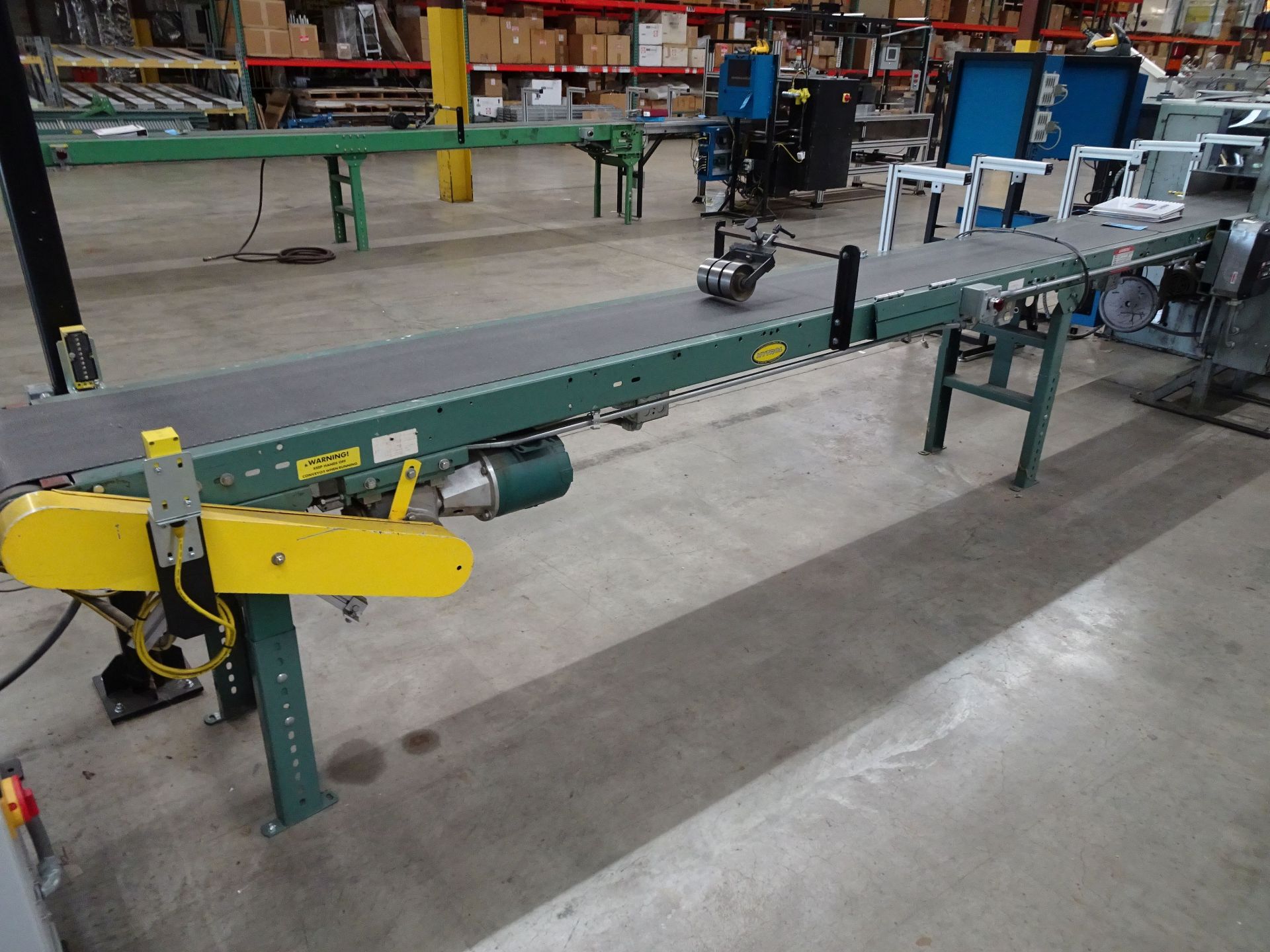 14" X 18' HYTROL ELECTRIC BELT CONVEYOR