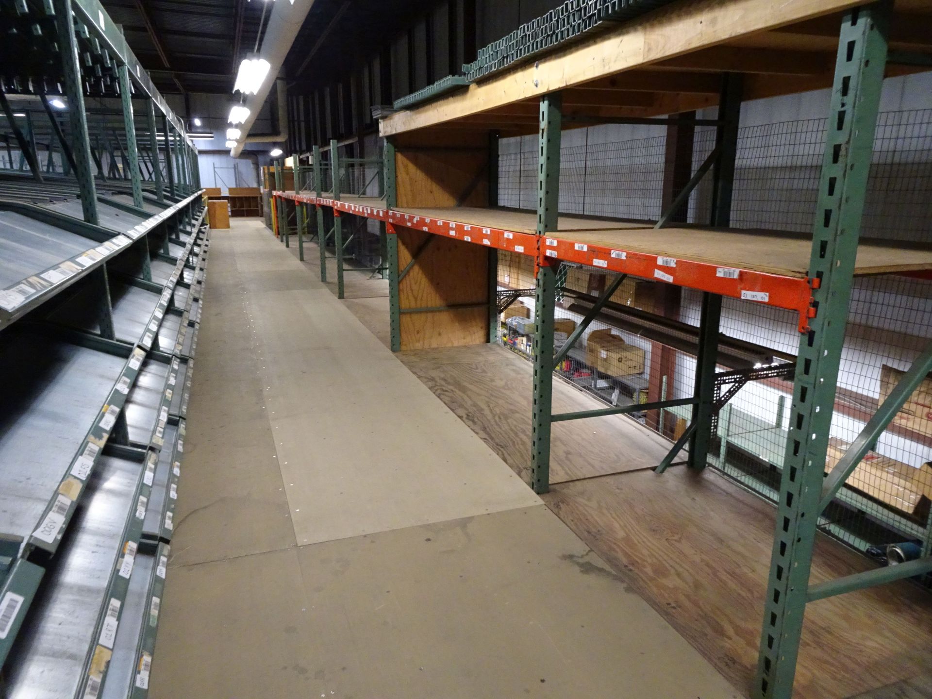 25' WIDE X 235' LONG TWO-STORY SPACE LOFT MEZZANINE WITH (24) SECTIONS 60" WIDE X 128" DEEP X 19' - Image 8 of 10