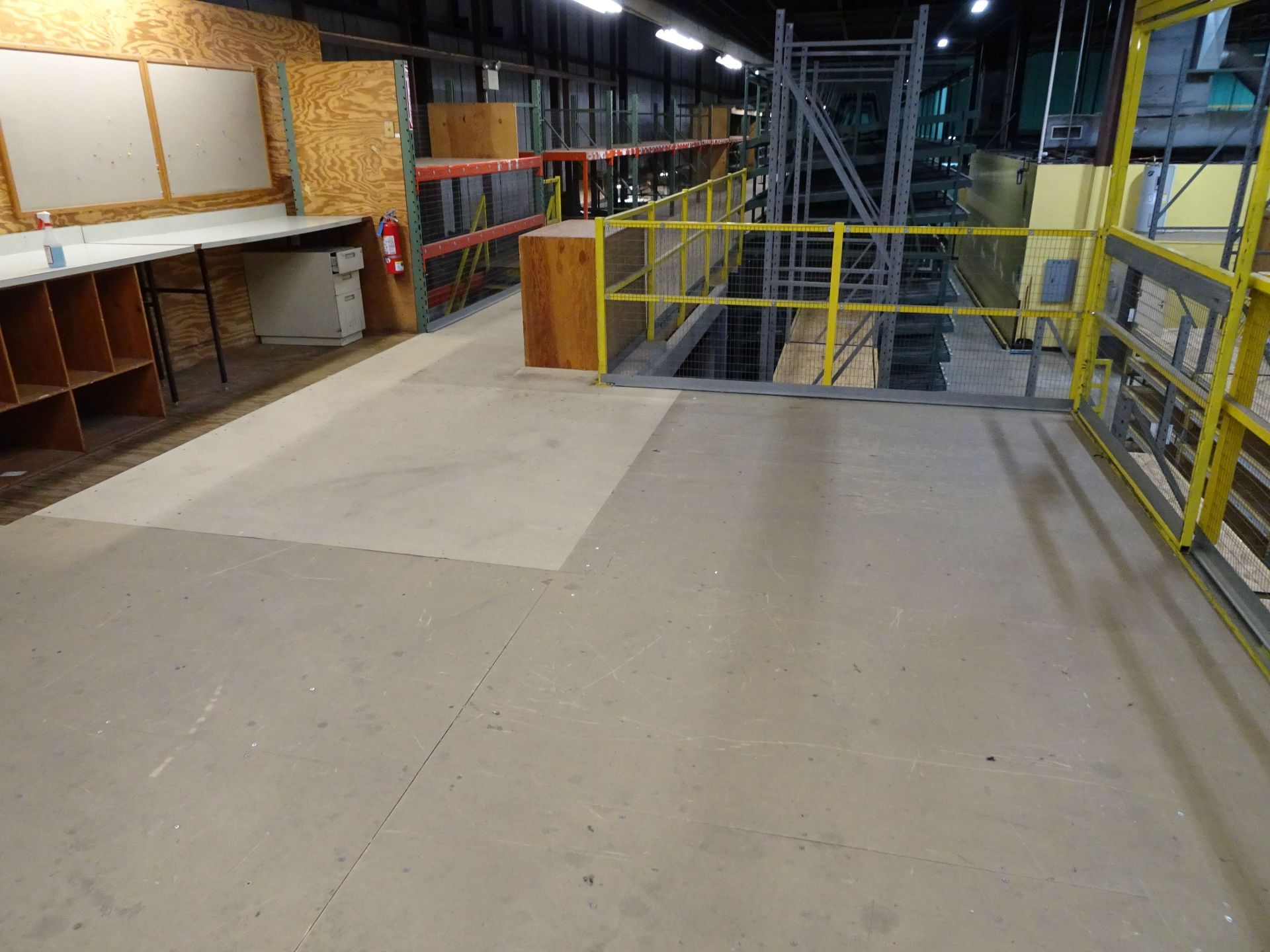 25' WIDE X 235' LONG TWO-STORY SPACE LOFT MEZZANINE WITH (24) SECTIONS 60" WIDE X 128" DEEP X 19' - Image 10 of 10