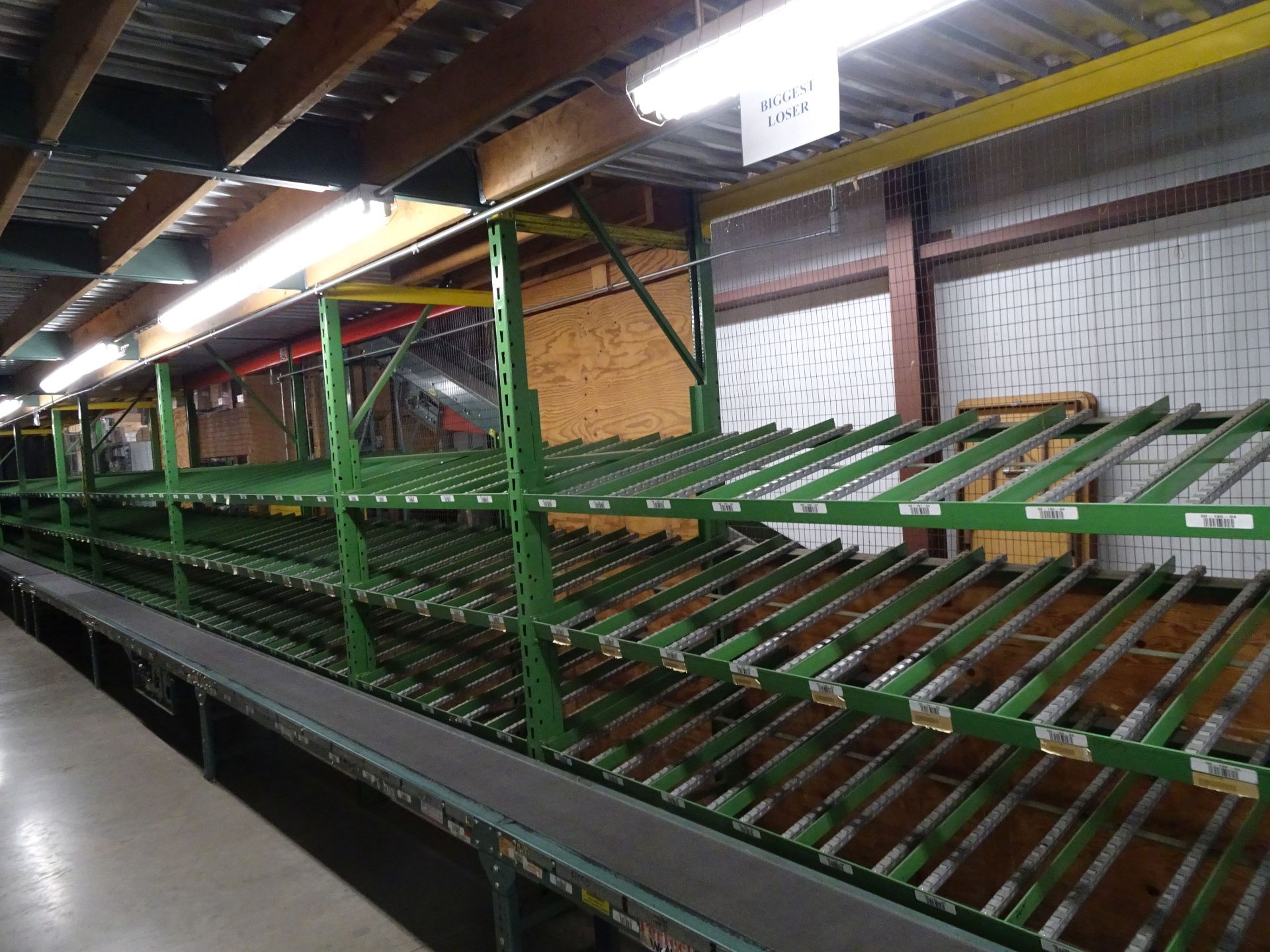 25' WIDE X 235' LONG TWO-STORY SPACE LOFT MEZZANINE WITH (24) SECTIONS 60" WIDE X 128" DEEP X 19' - Image 4 of 10
