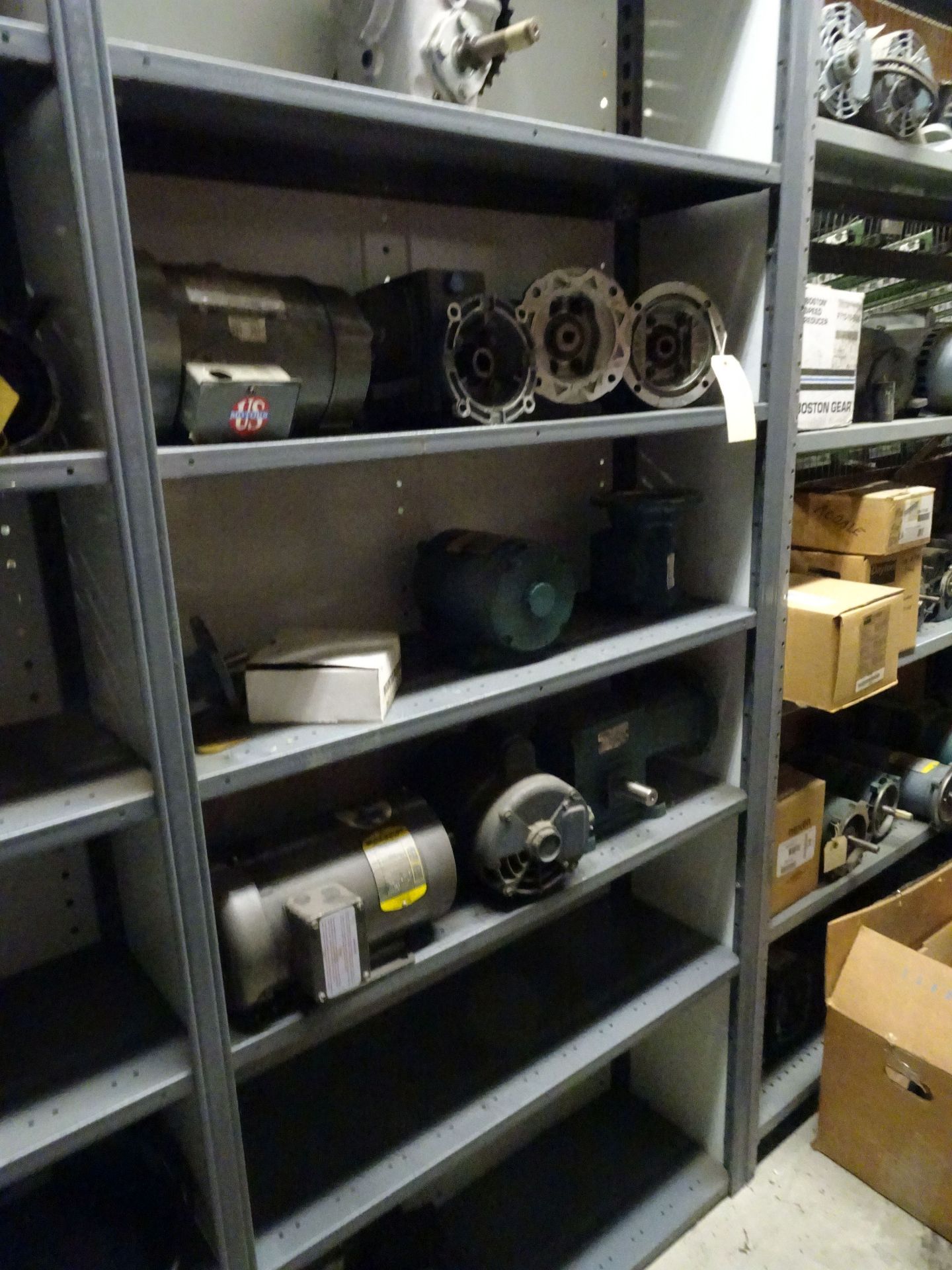 CONTENTS OF PARTS ROOM INCLUDING MOTORS, ELETRONICS, ELECTRICAL, HARDWARE, HOSE, LIGHTING, WIRE *** - Image 3 of 4