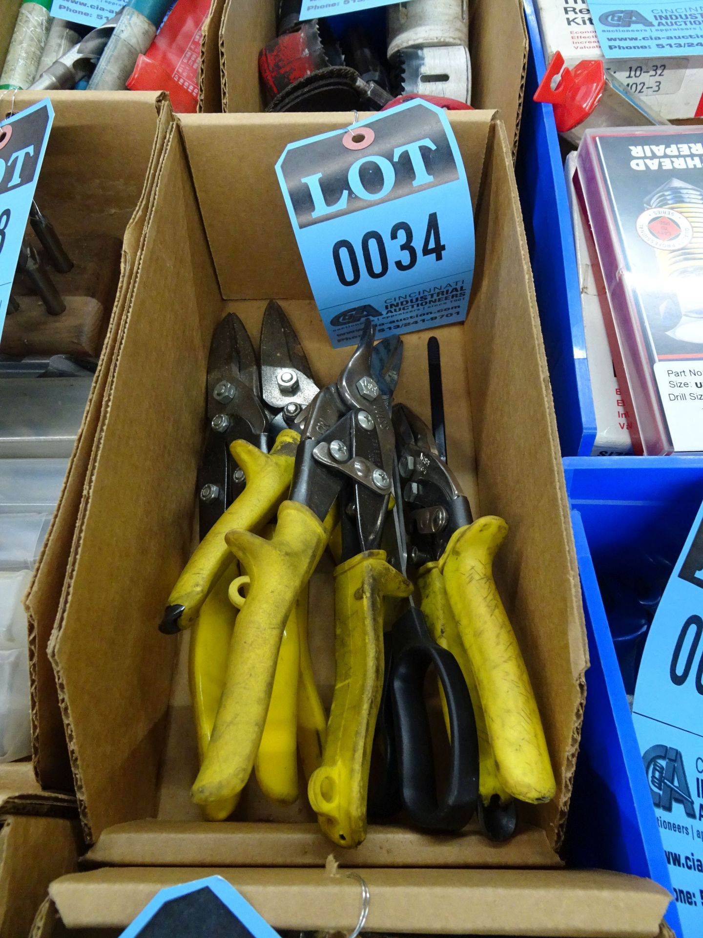 (LOT) TIN SNIPS