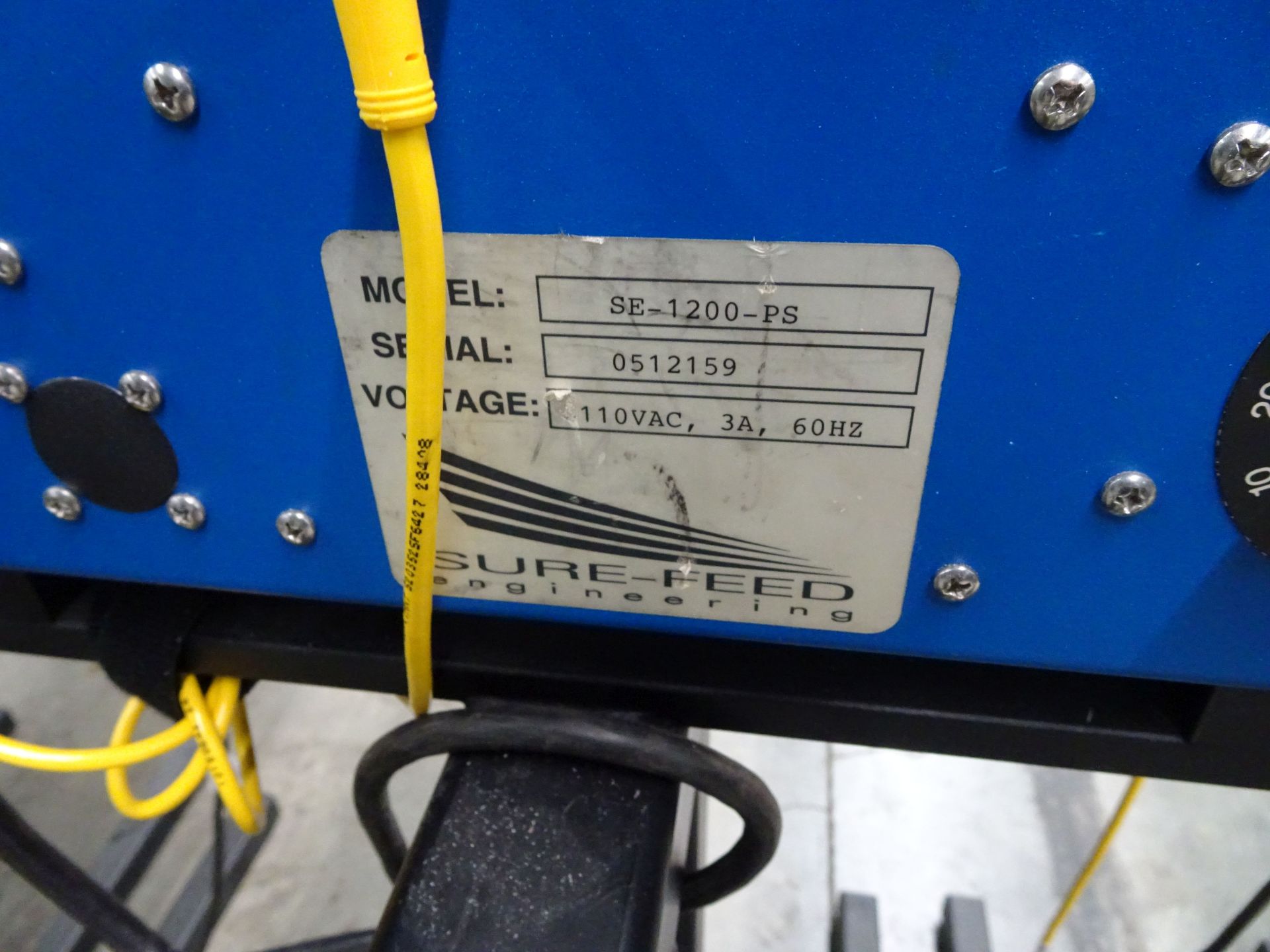 SURE FEED MODEL SE-1200 PS FEEDER - Image 4 of 4