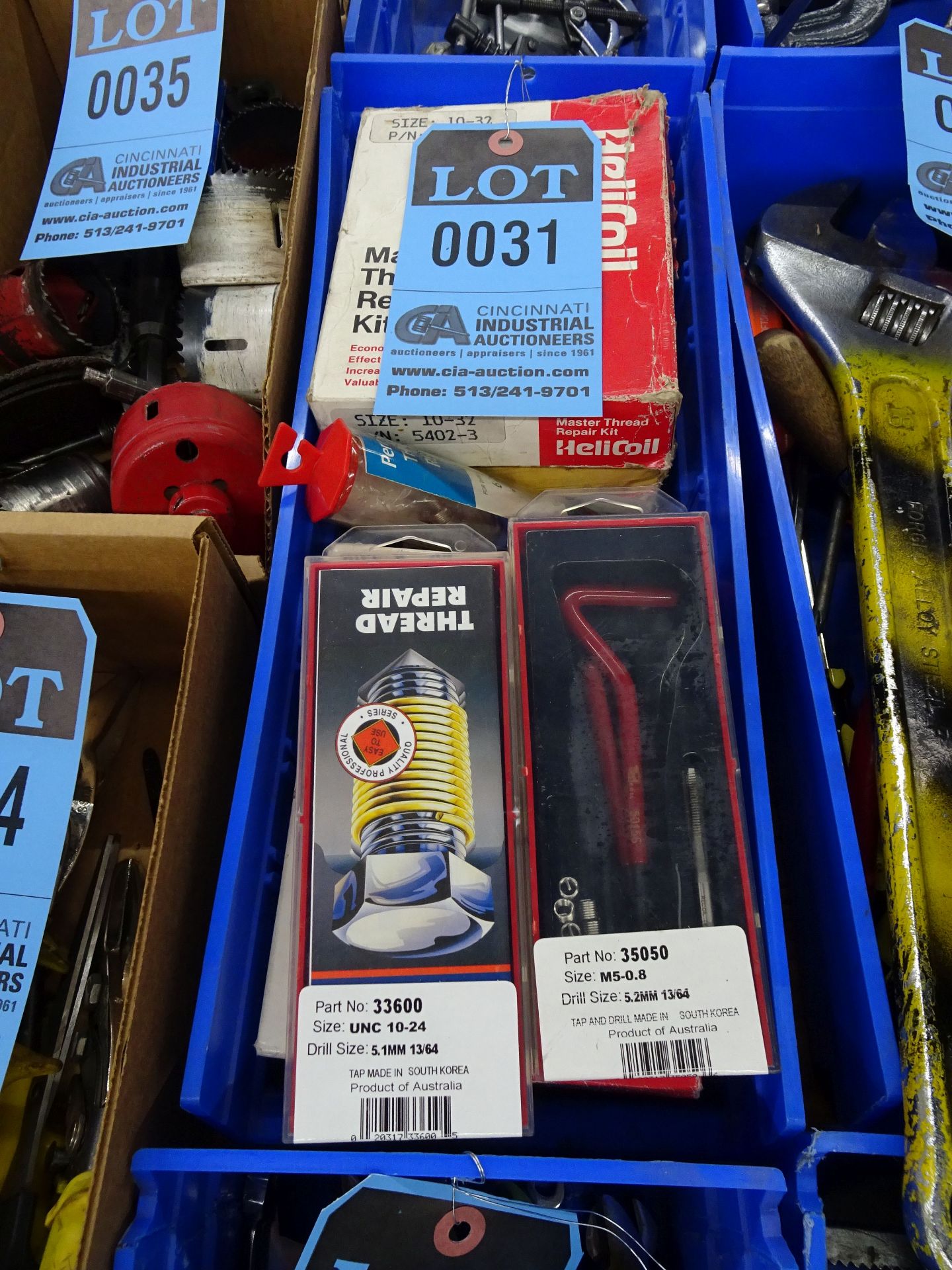 (LOT) HELICOIL THREAD REPAIR KIT