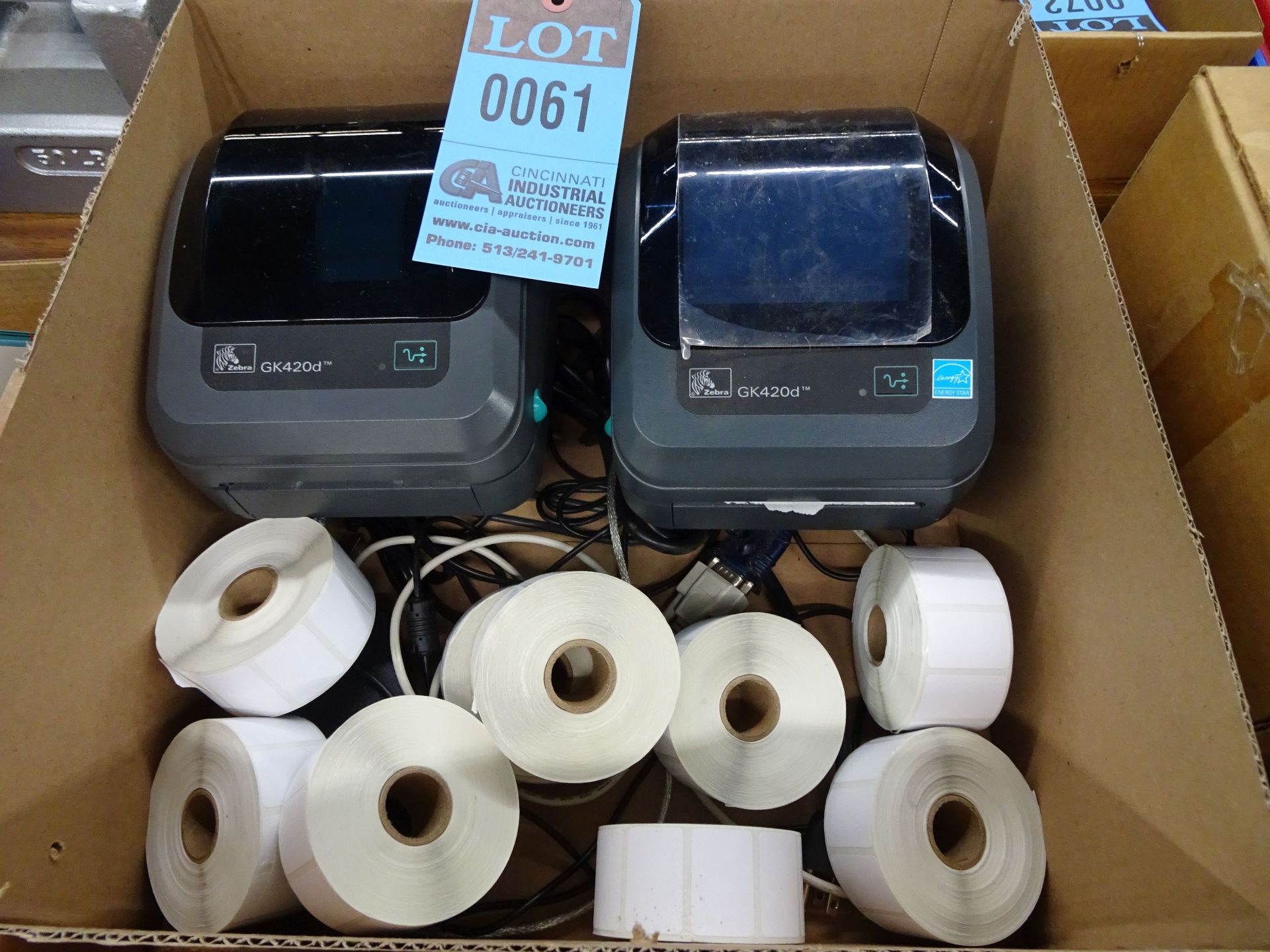 ZEBRA MODEL GK420D LABEL PRINTERS