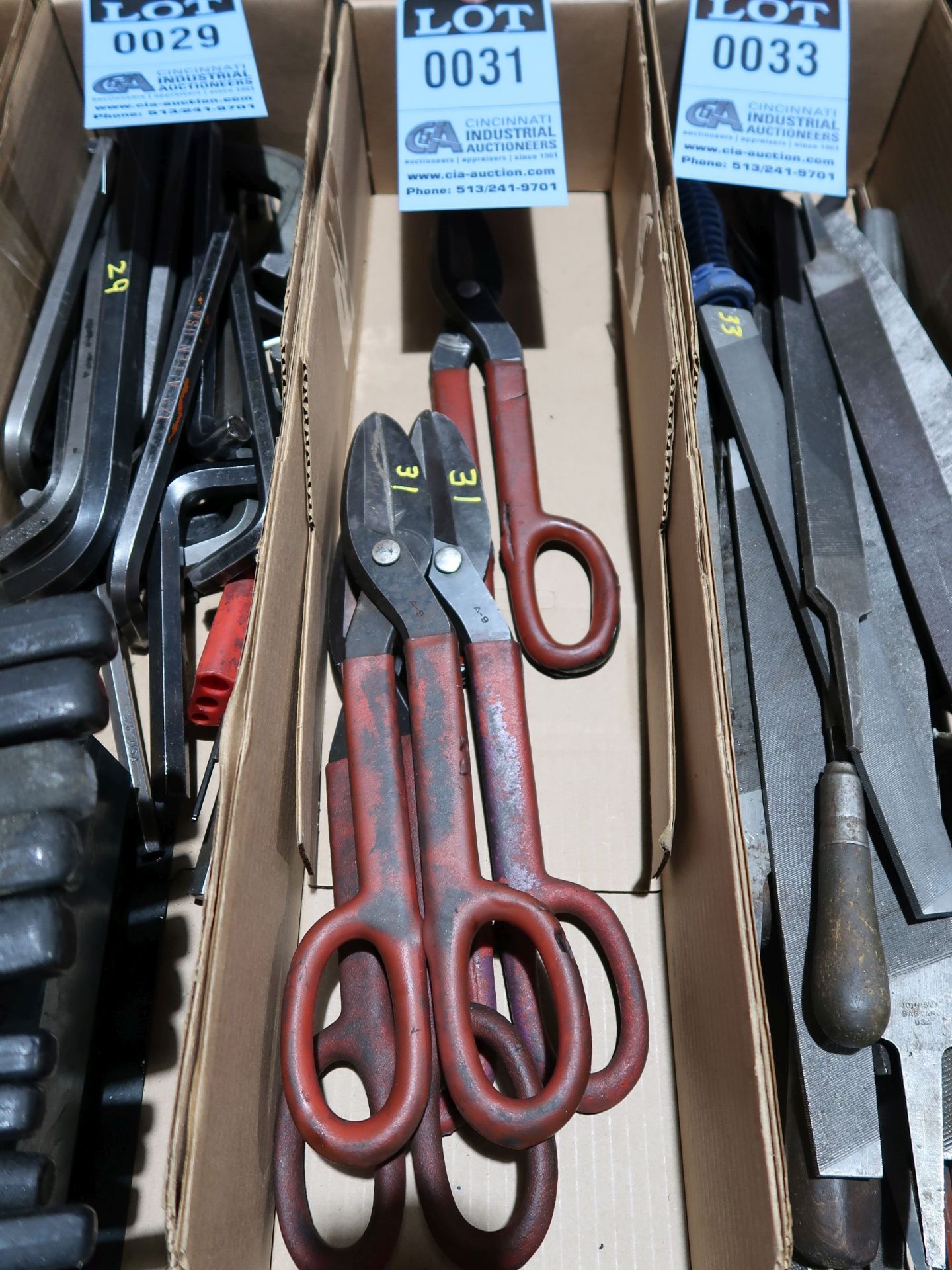 (LOT) WISS MODEL A-9 SHEET METAL HAND SHEARS