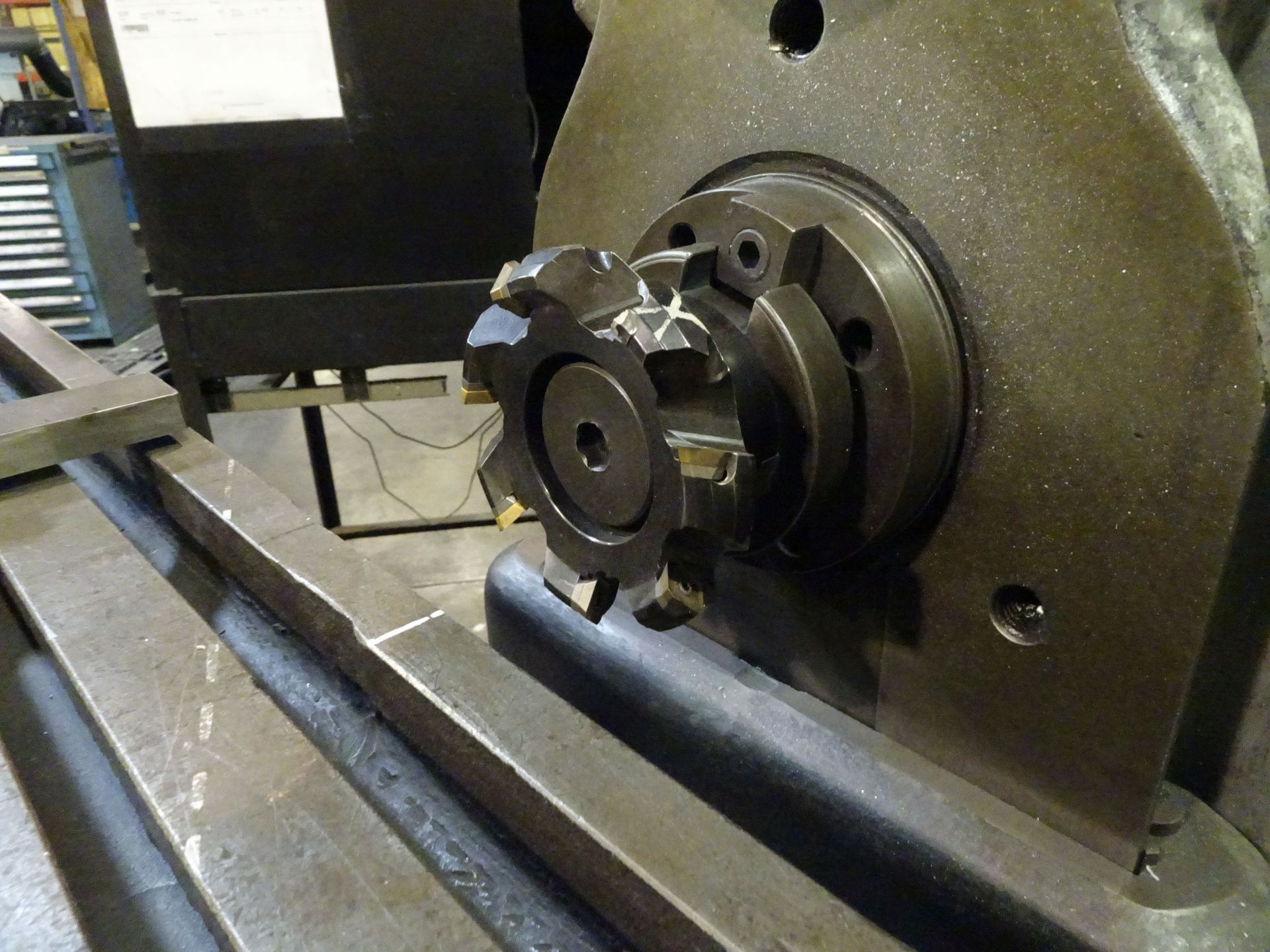 GREAVES HORIZONTAL MILLING MACHINE, SPINDLE SPEED 20-1,000 RPM, 12" X 52" TABLE - Image 6 of 7