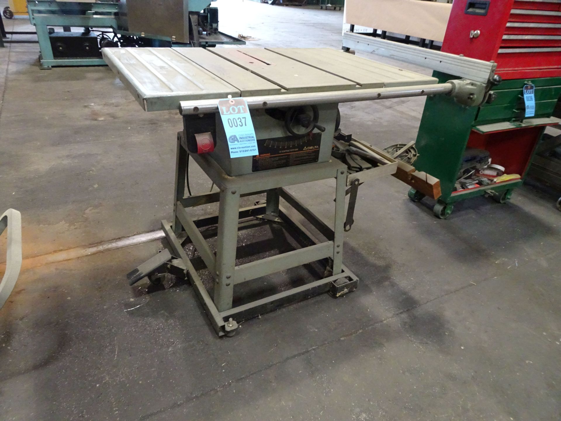 10" DELTA PORTABLE CONTRACTERS TABLE SAW