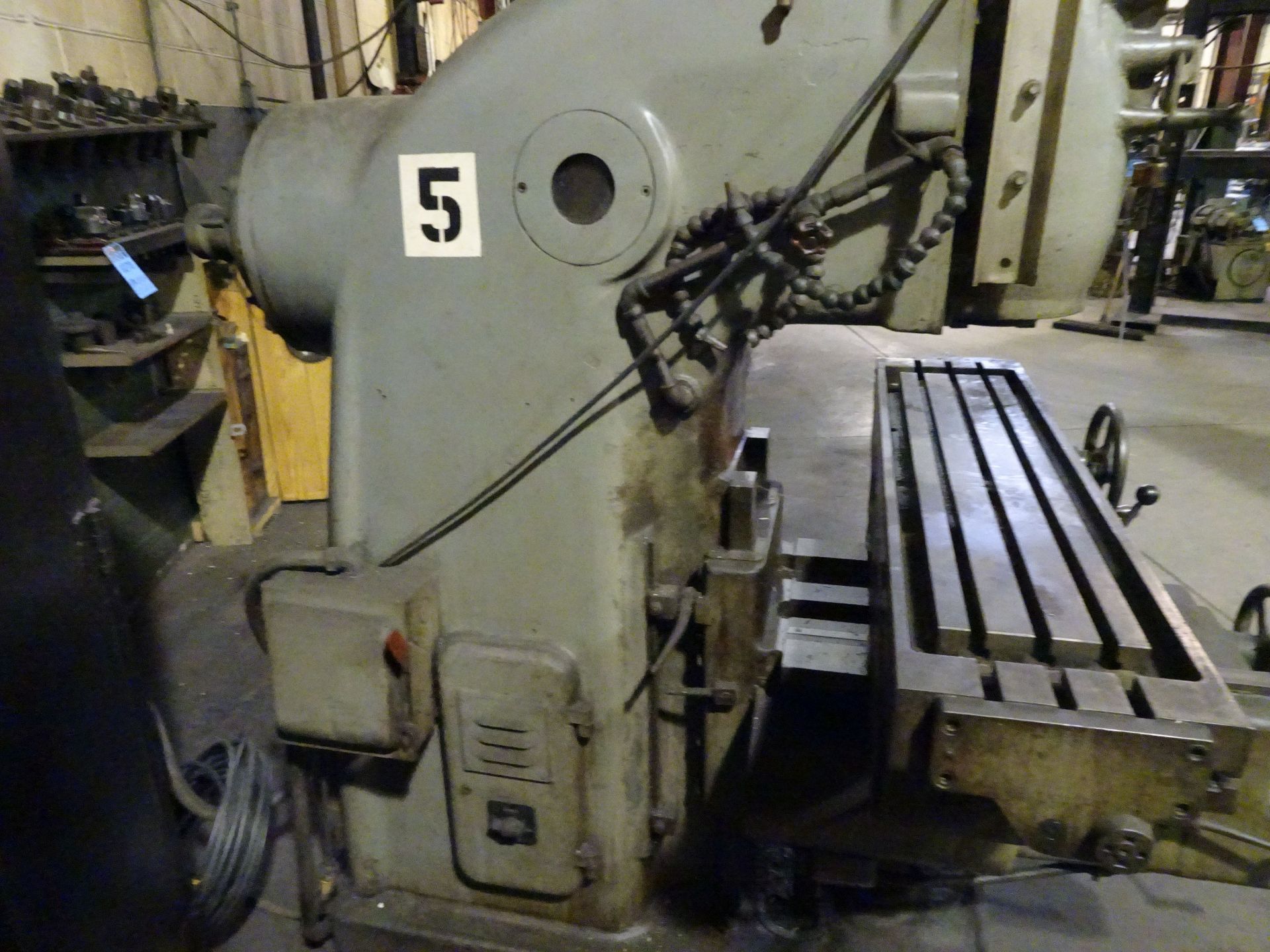 GRAFFENSTADEN MODEL F.V.102 UNIVERSAL MILLING MACHINE; S/N 203204, SPINDLE SPEED 32-1,600 RPM, 12" X - Image 7 of 7