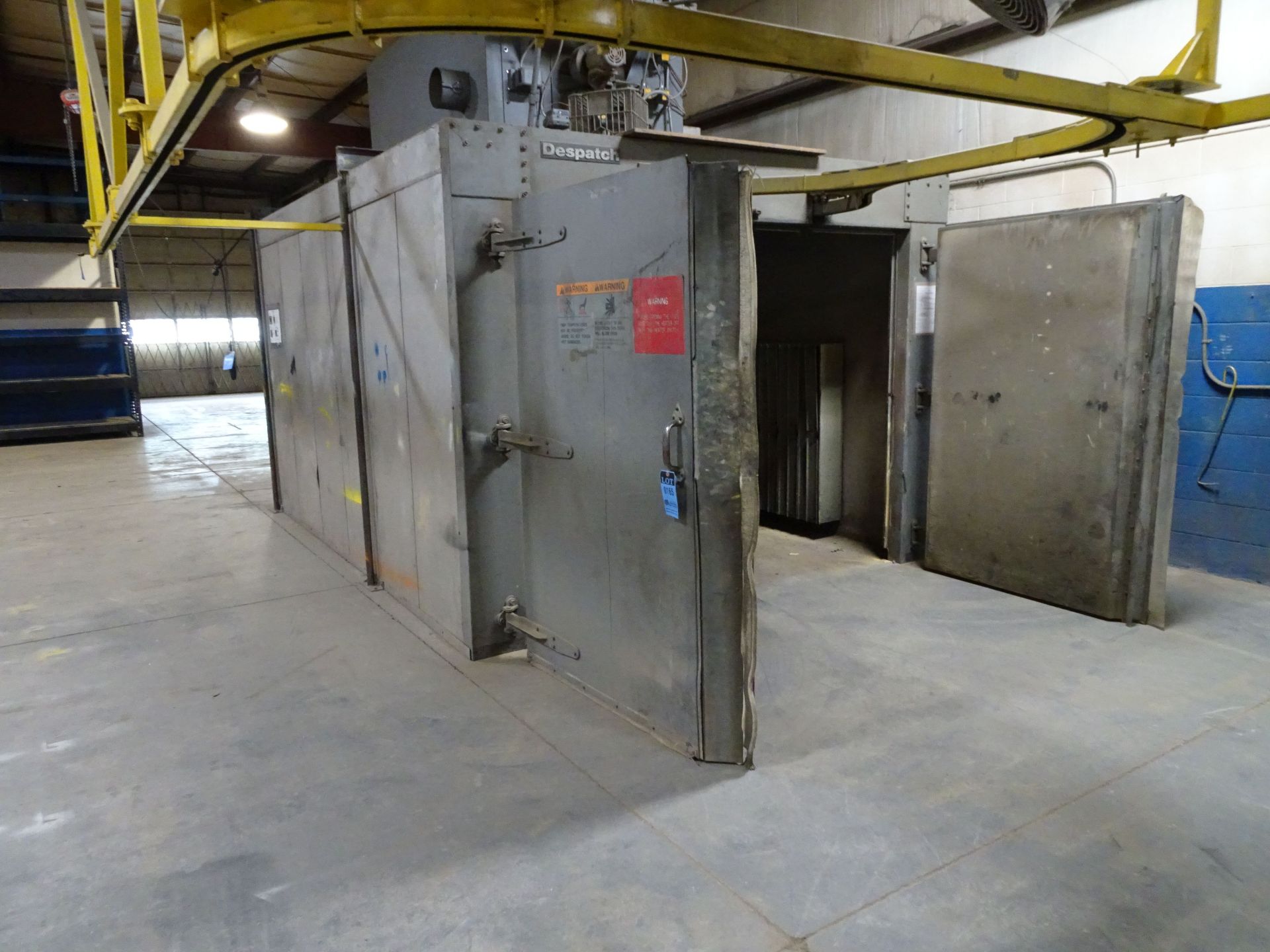 14' LONG X 10' WIDE X 8' HIGH APPROX. DESPATCH MODEL PSC3-66S-1G DRIVE IN NATURAL GAS BATCH OVEN;