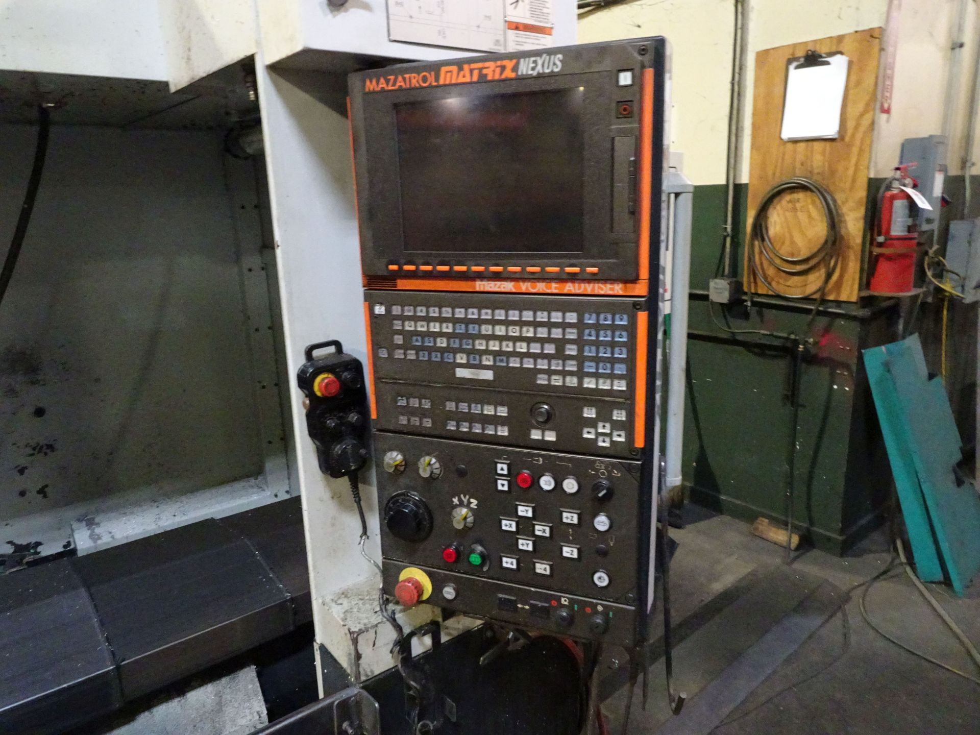 MAZAK NEXUS 510C-II CNC VERTICAL MACHINING CENTER; S/N 219440, MAZAK NEXUS MAZATROL CONTROL, 21" X - Image 3 of 12