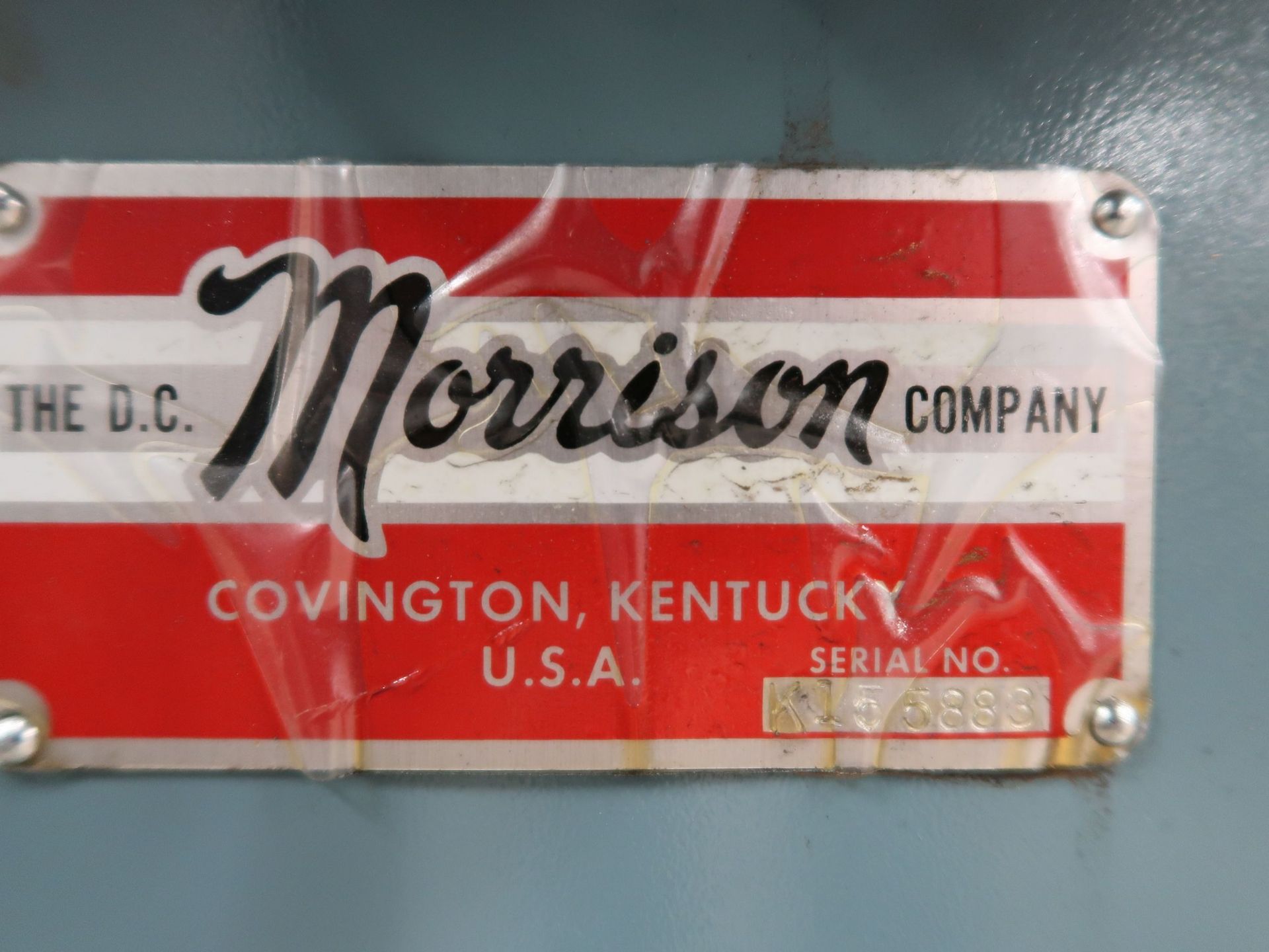 DC MORRISON NO. 2 KEYSEATER; S/N K155883 (NEW 2014) - Image 5 of 5