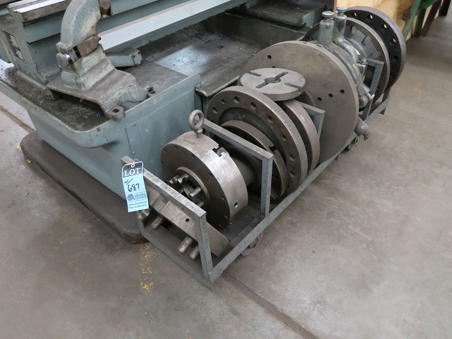 20" X 78" MONARCH 2013X78 GEARED HEAD ENGINE LATHE; S/N 49826, SPINDLE SPEED 12-1,500, 15" 4-JAW - Image 10 of 12