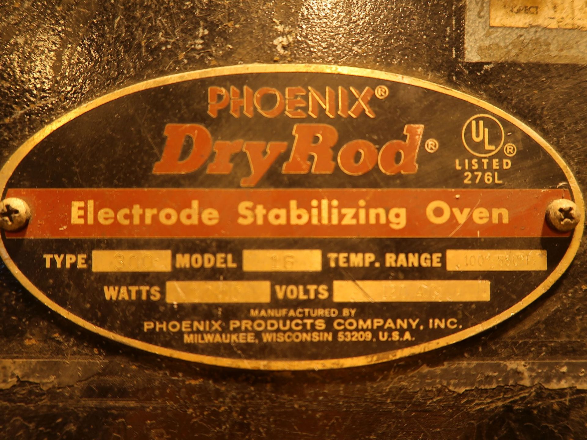 PHOENIX DRY ROD ELECTRODE STABLIZING OVEN - Image 3 of 3