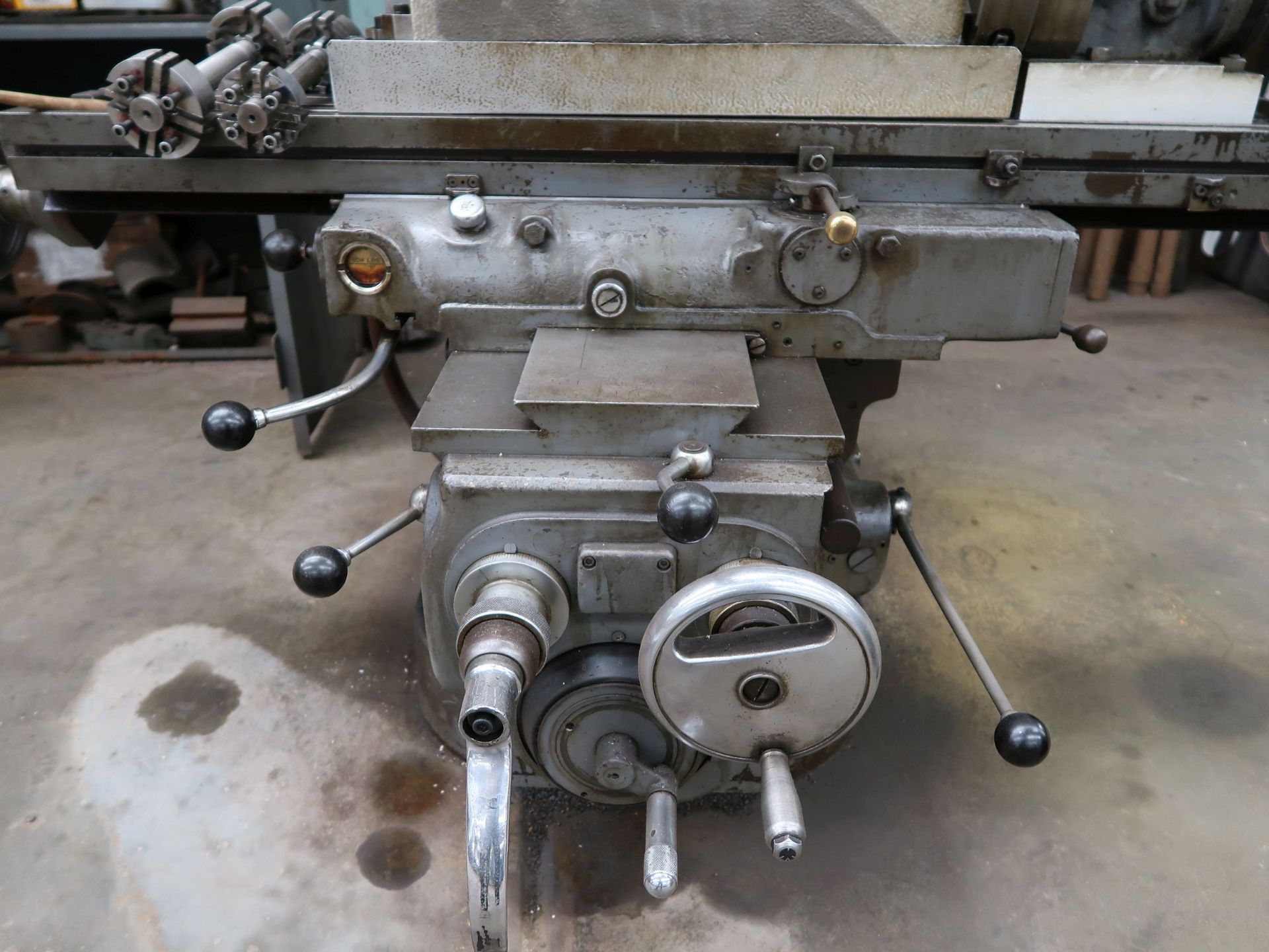 CINCINNATI NO. 2ML HORIZONTAL MILLING MACHINE; S/N 5J2P5C-5, SPINDLE SPEED 25-1,500 RPM, 10" X 54" - Image 7 of 10