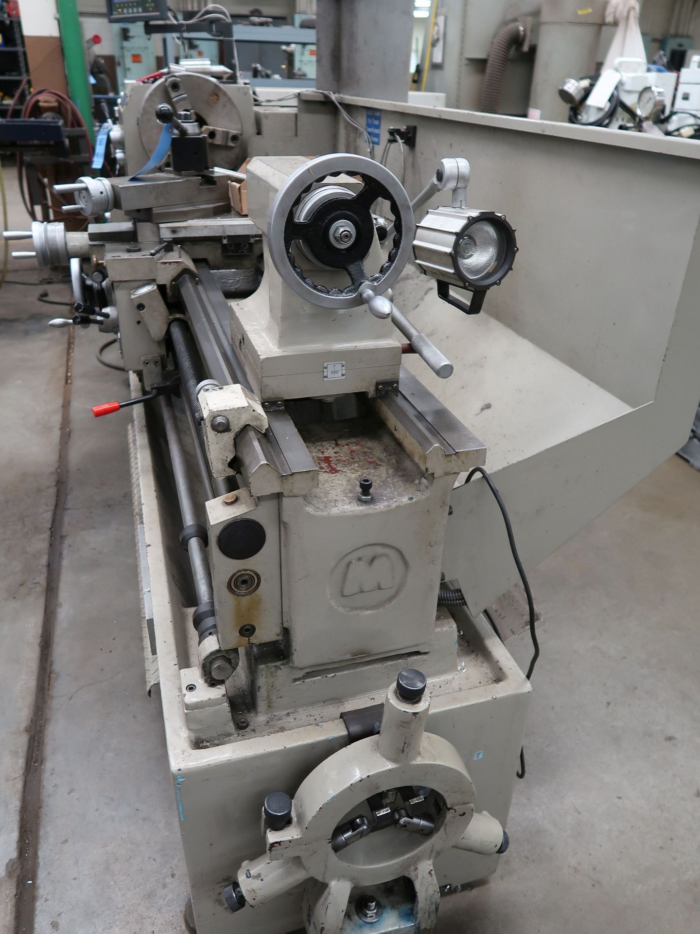 18" X 60" SHARP MODEL 1860L GEARED HEAD ENGINE LATHE; S/N 49826, SPINDLE SPEED 13-1,500 RPM, 12" 3- - Image 9 of 10