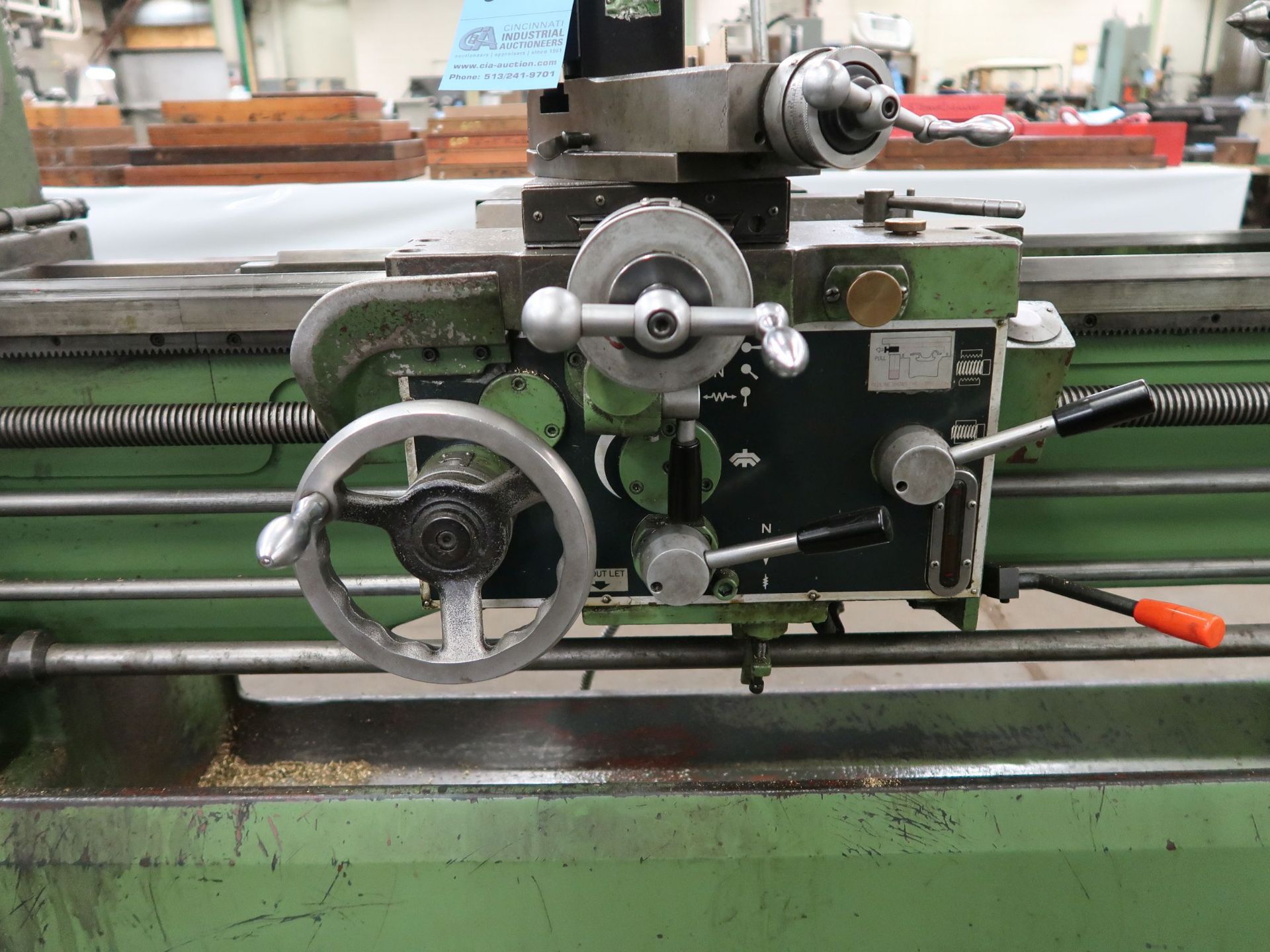 16" X 60" VICTOR MODEL 1660E GEARED HEAD ENGINE LATHE; S/N 971208, SPINDLE SPEED 40-2,000 RPM, TAPER - Image 8 of 12