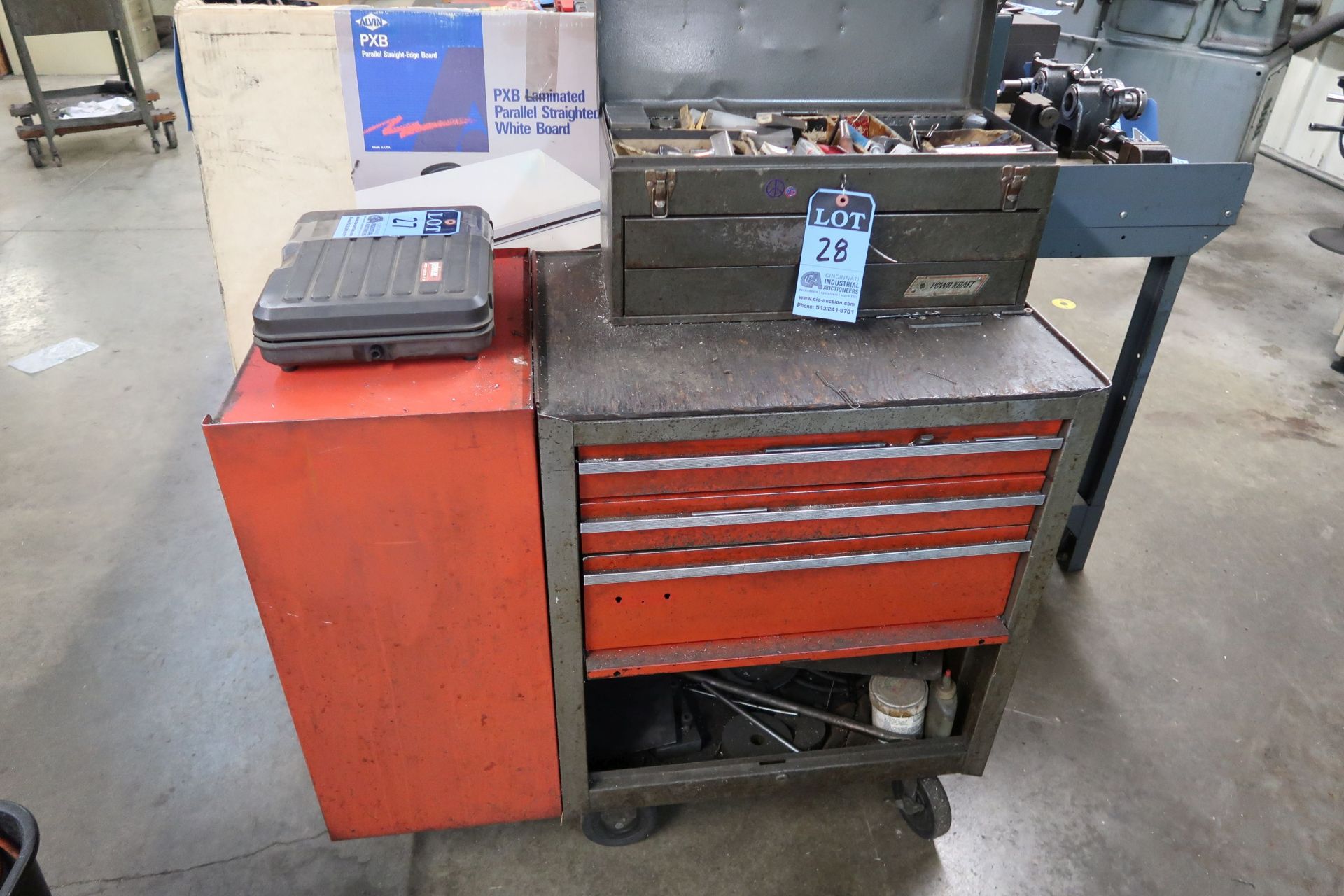 10-DRAWER KENNEDY TOOL BOX WITH CONTENTS