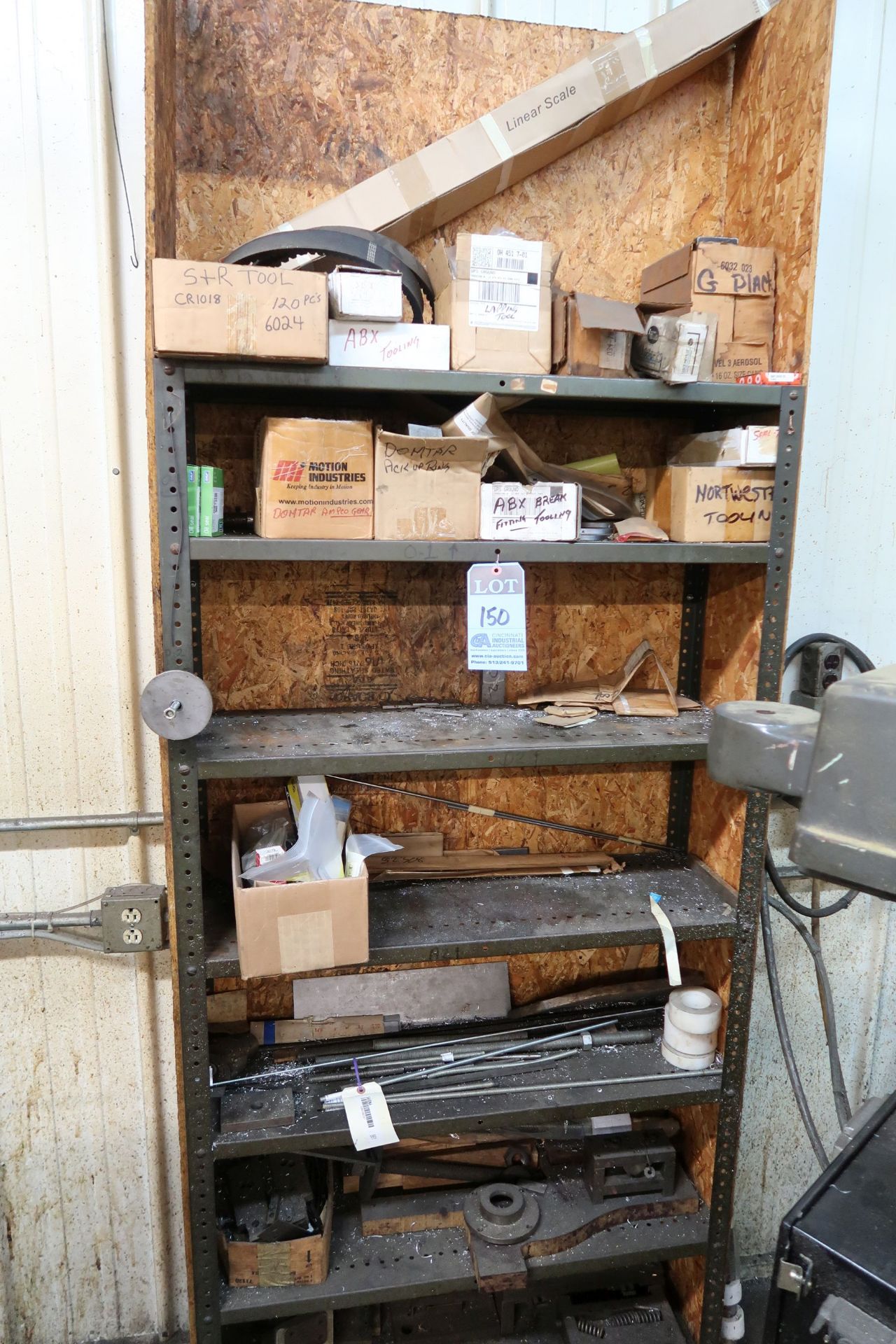 CONTENTS OF SHELVING - MISCELLANEOUS TOOLING WITH SHELVING UNIT
