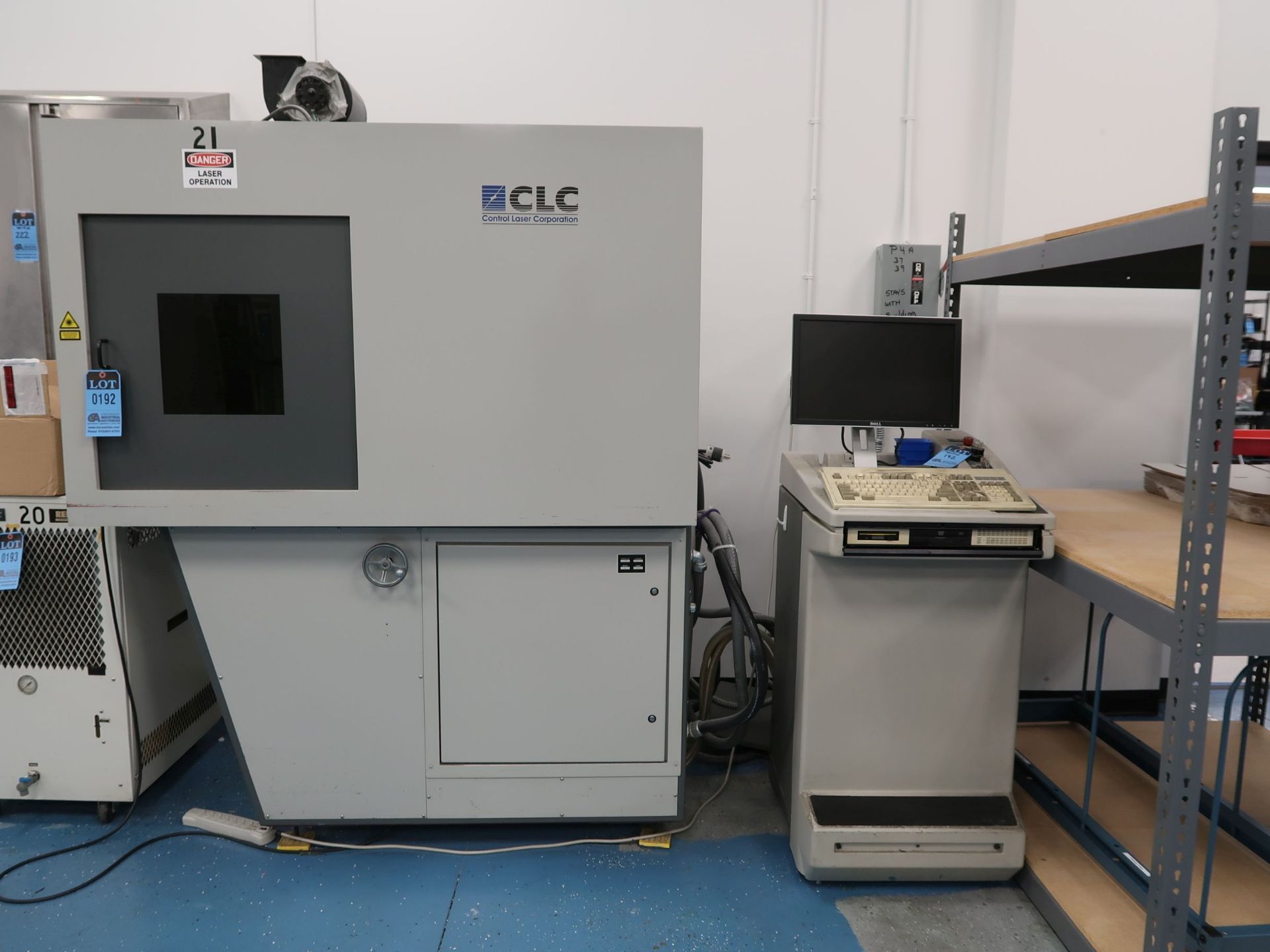 CONTROL LASER CORP MODEL ICON LS-900 LASER MARKING SYSTEM; S/N 302792601 (NEW 12-2000)