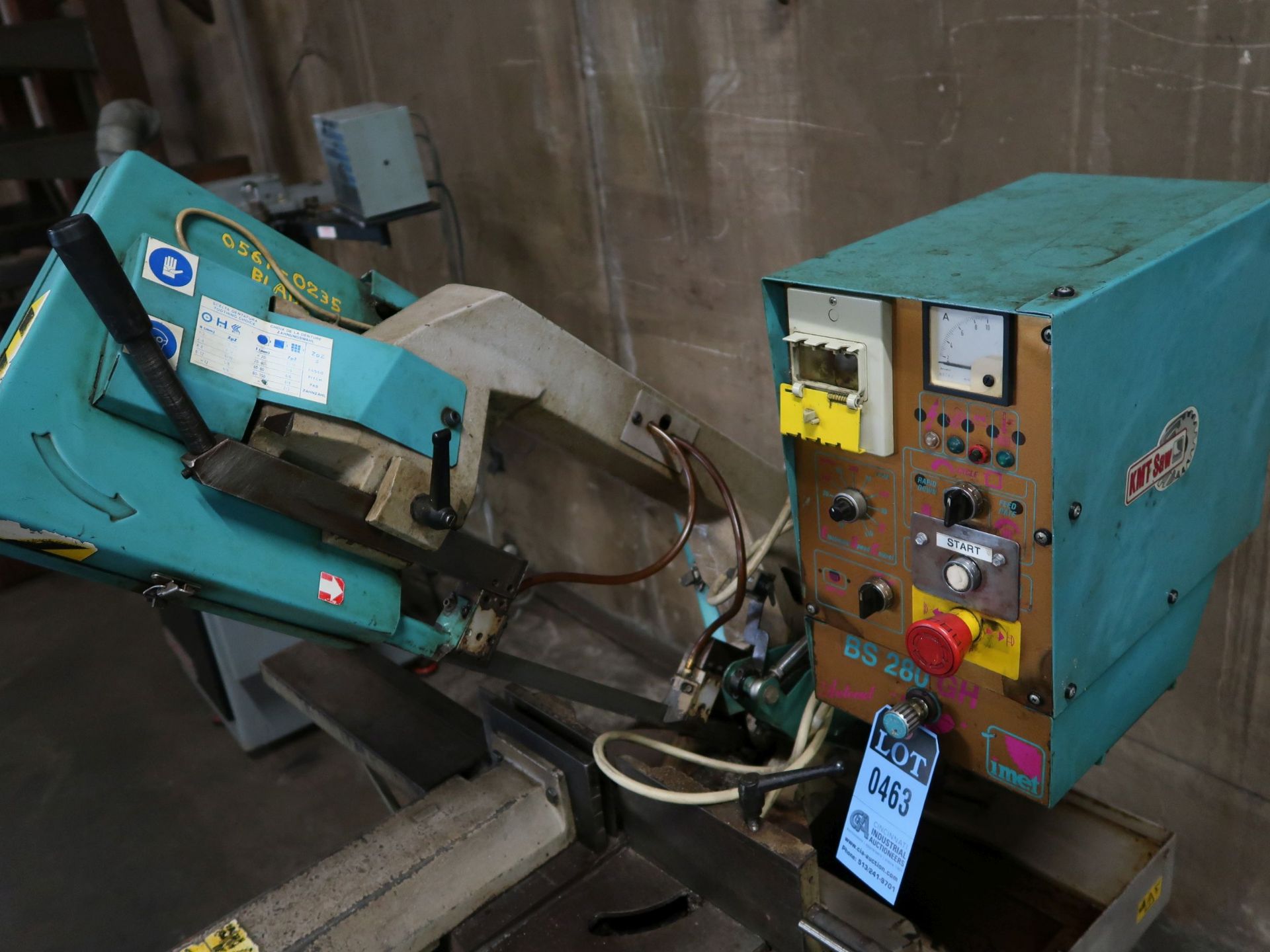 5-11/16" X 11" KMT MODEL BS-280GH MITRE HORIZONTAL BAND SAW (1998) - Image 2 of 7