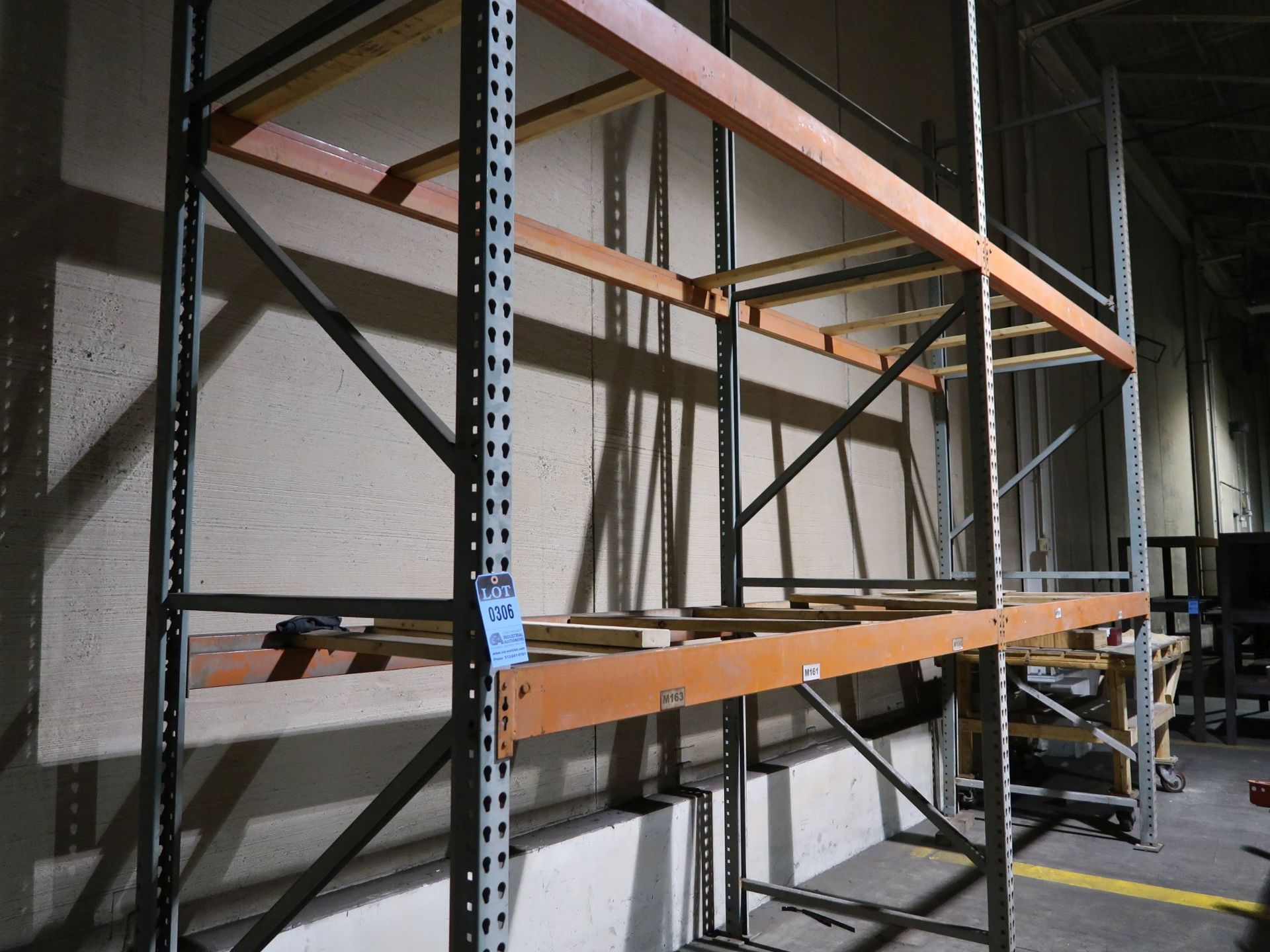 SECTIONS 48" X 96" X 15' HIGH ADJUSTABLE BEAM TEAR DROP STYLE PALLET RACK - Image 2 of 2
