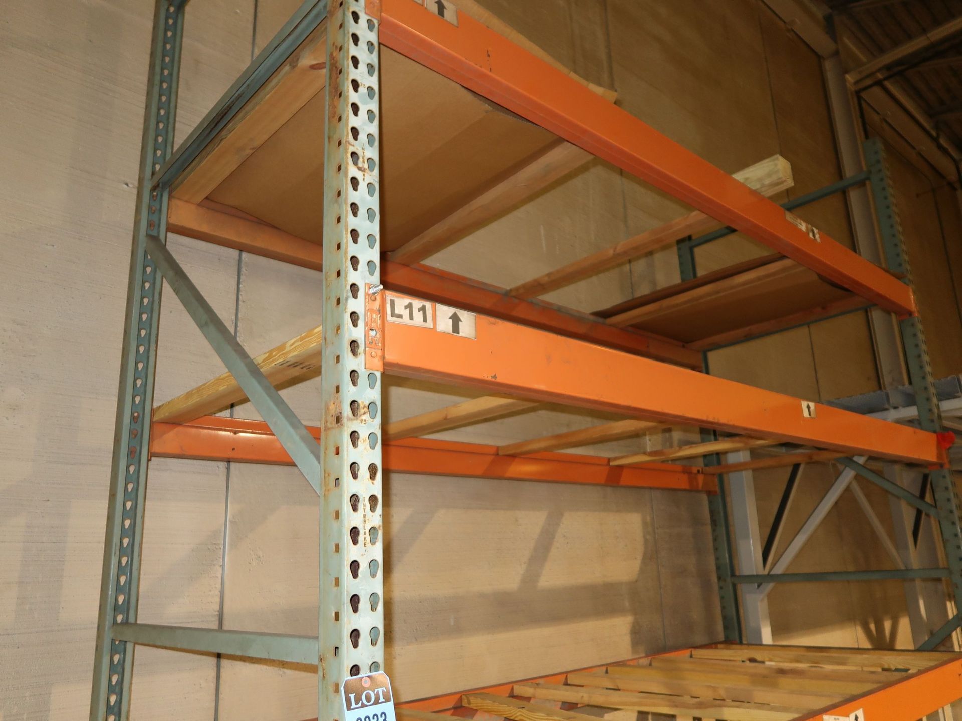 SECTIONS 48" X 120" X 12' HIGH ADJUSTABLE BEAM TEAR DROP STYLE STEPBEAM PALLET RACK - Image 2 of 2