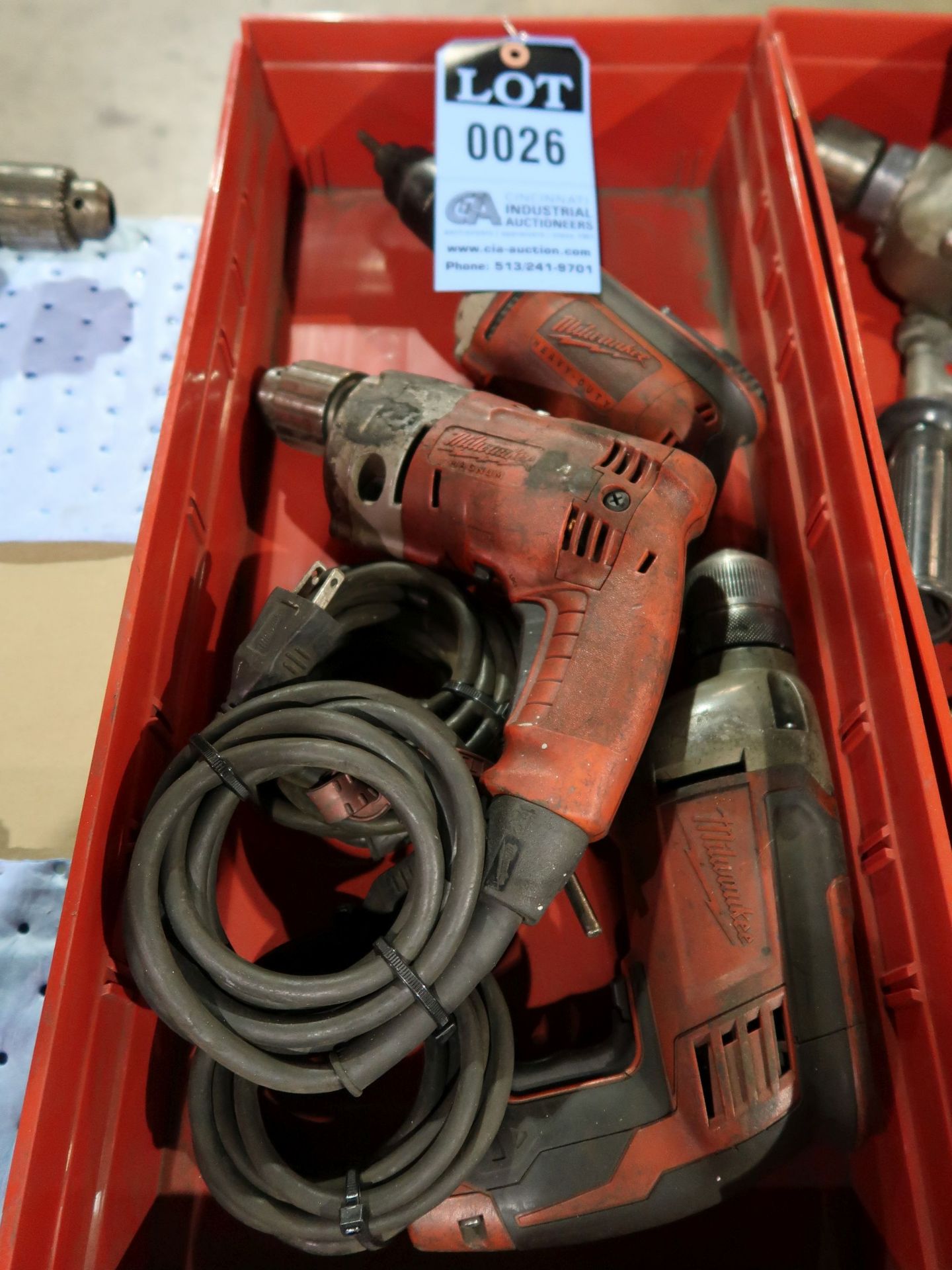 MISCELLANEOUS TYPE MILWAUKEE ELECTRIC DRILLS