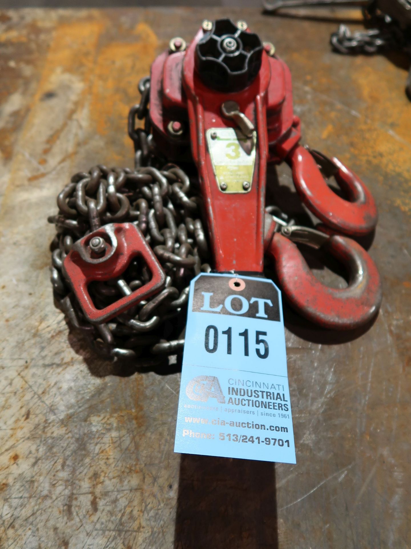 3 TON CAPACITY LITTLE MULE LEVER CHAIN HOIST