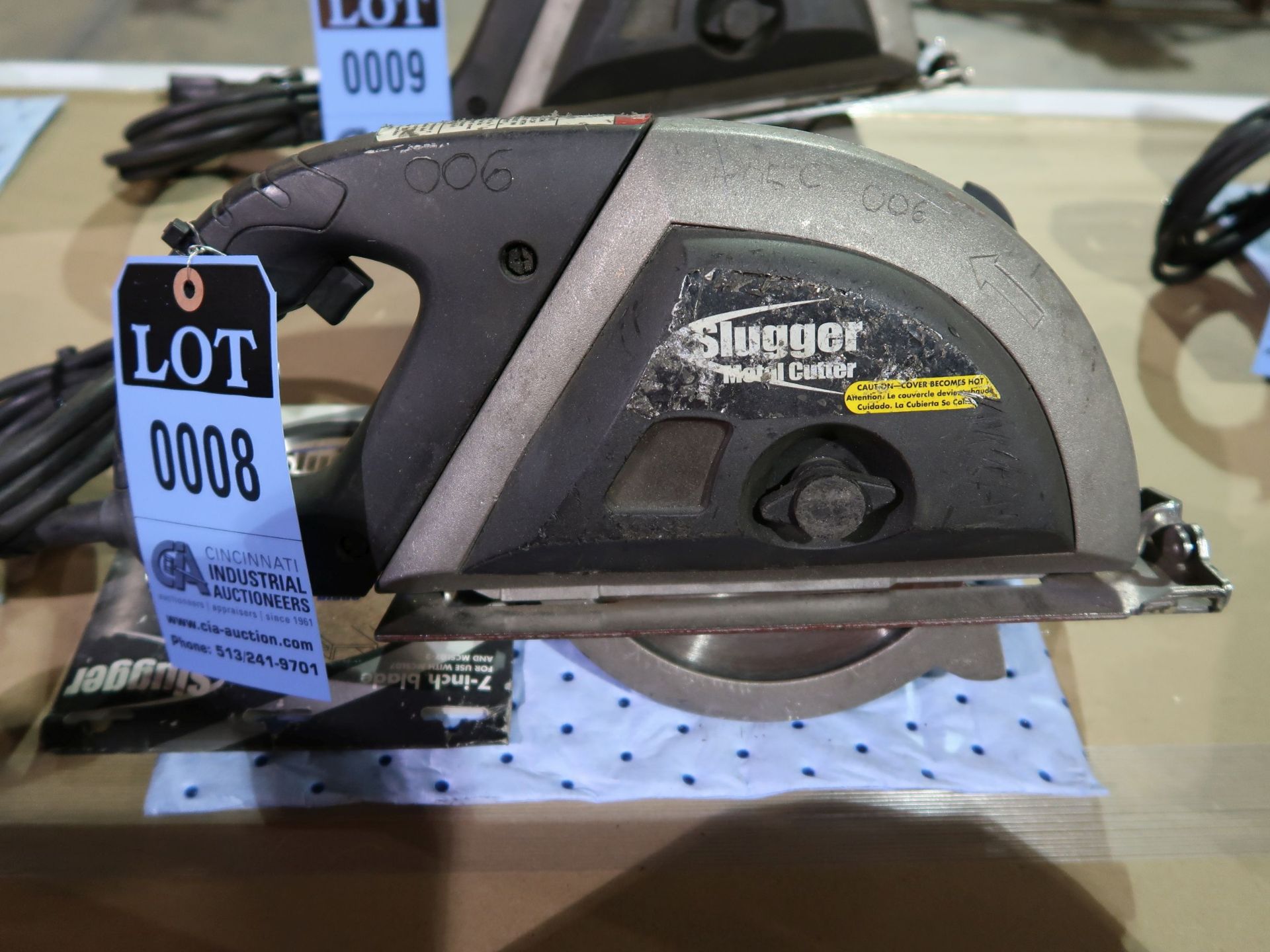 7" JANCY MODEL MCSL07 "SLUGGER" METAL CUTTING CIRCULAR SAW