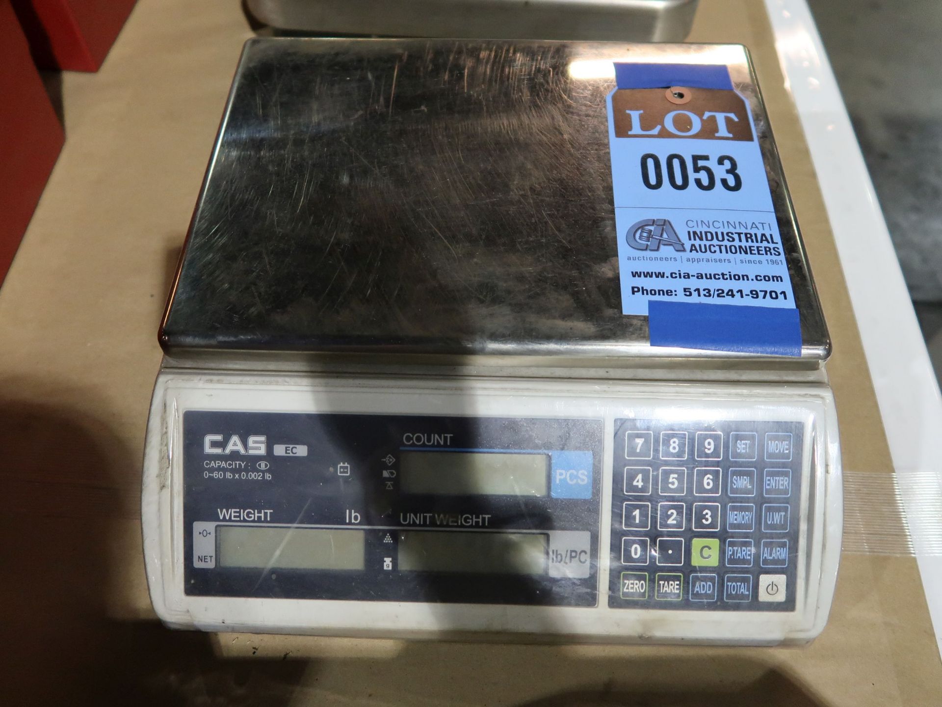 60 LB. CAPACITY CAS BENCH COUNTING SCALE