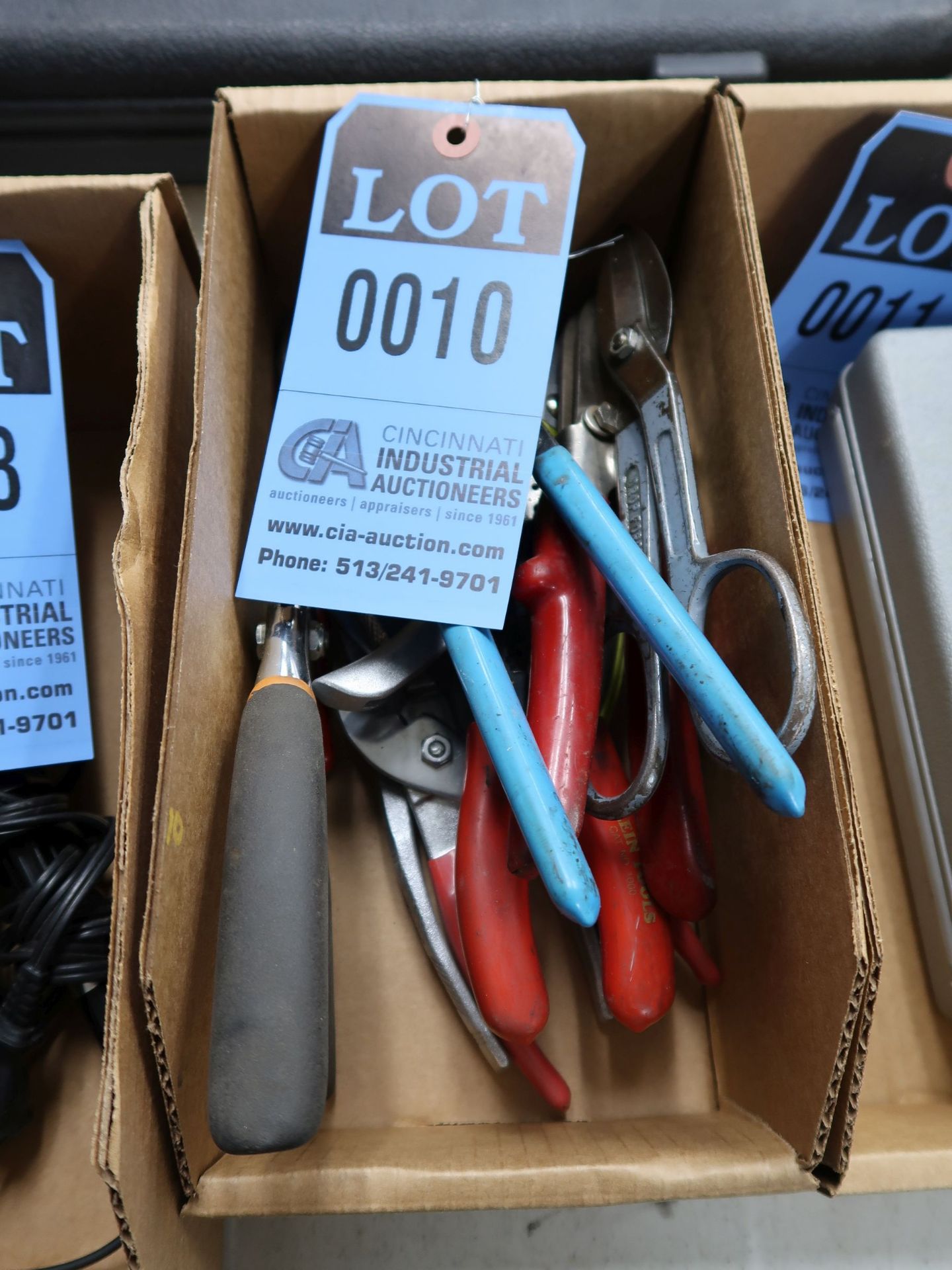 (LOT) PLIERS / TIN SNIPS