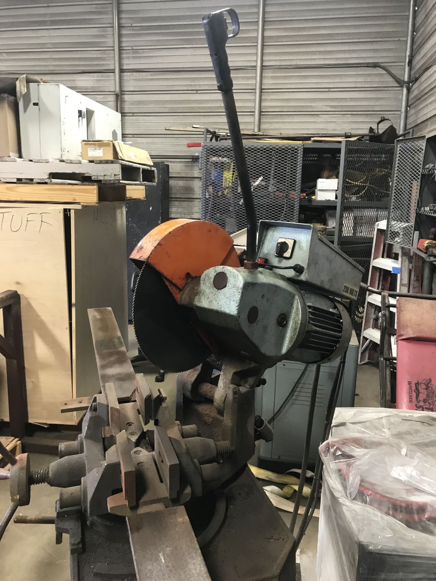 14" SCOTCHMAN MODEL CPO-350 MITRE HEAD COLD SAW; S/N B82590108, 3-1/4 HP, 230 VOLT **LOCATED AT - Image 5 of 8