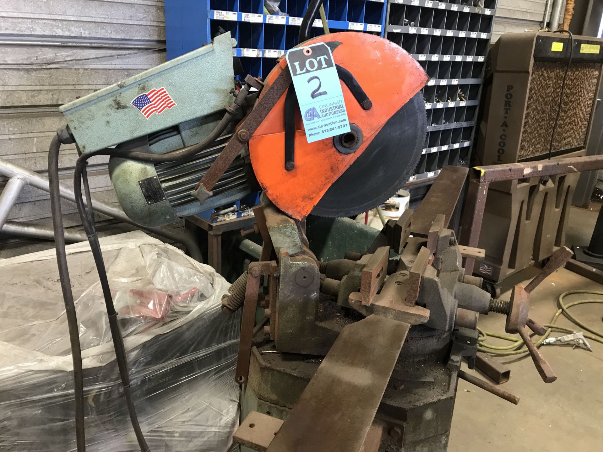 14" SCOTCHMAN MODEL CPO-350 MITRE HEAD COLD SAW; S/N B82590108, 3-1/4 HP, 230 VOLT **LOCATED AT - Image 3 of 8