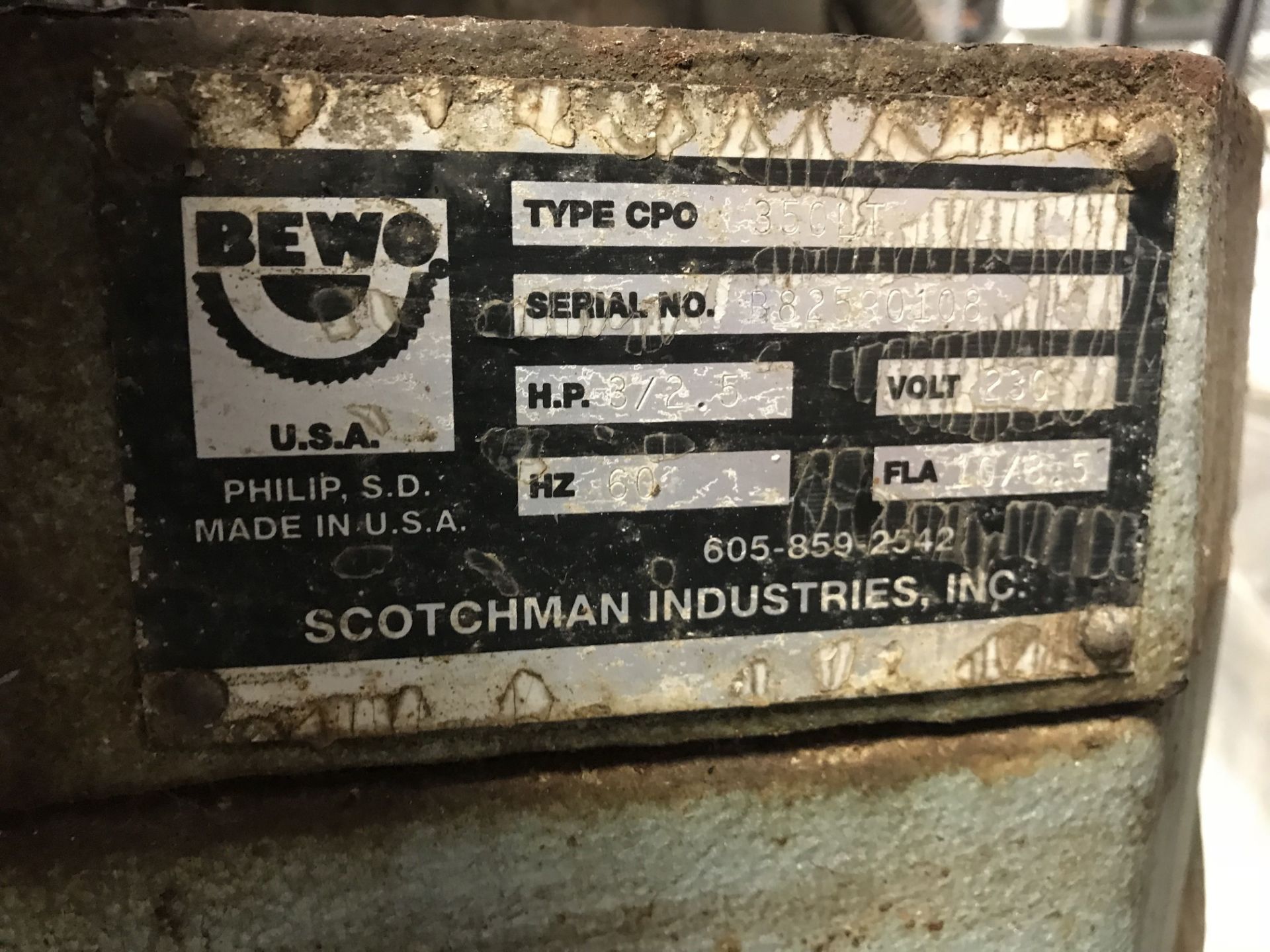 14" SCOTCHMAN MODEL CPO-350 MITRE HEAD COLD SAW; S/N B82590108, 3-1/4 HP, 230 VOLT **LOCATED AT - Image 4 of 8