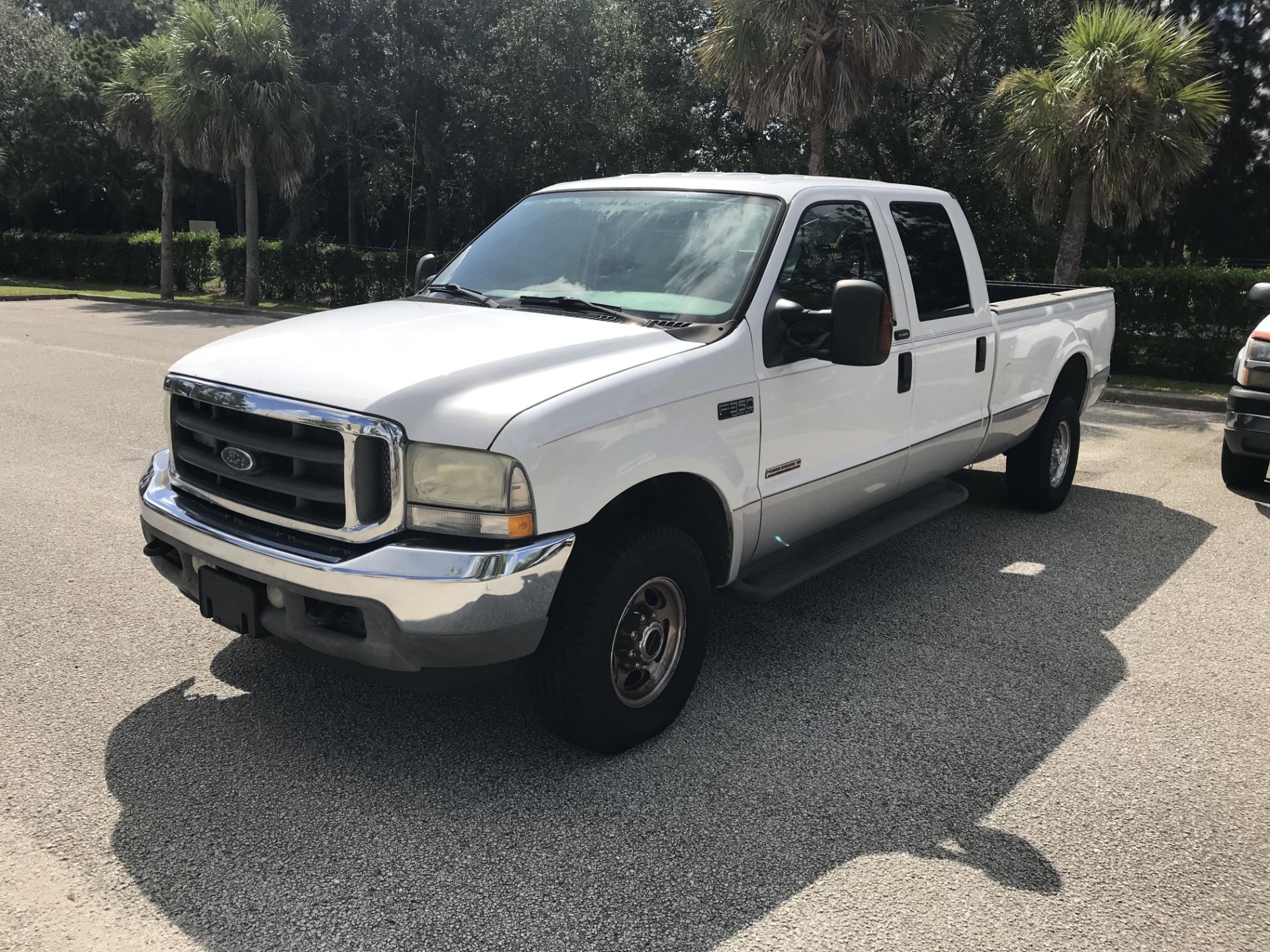 2004 FORD F350 CREW CAB 4-WHEEL DRIVE PICK UP; VIN # 1FTSW31P54EB38811, FULL 8' BED, FULL POWER,