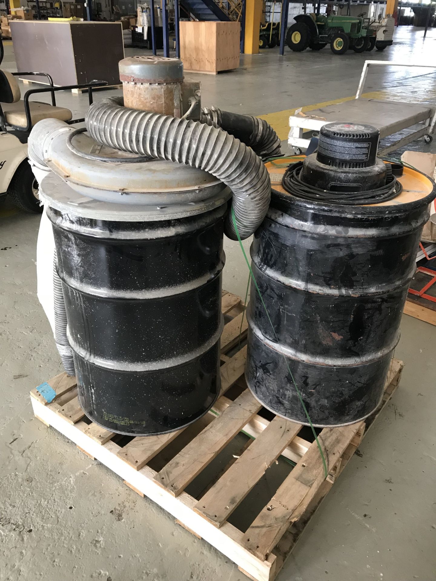 (LOT) (2) 55 GALLON DRUM VACUUMS ON SKID **LOCATED AT 100 SEA RAY DR., FLAGLER BEACH, FL 32136** - Image 2 of 2