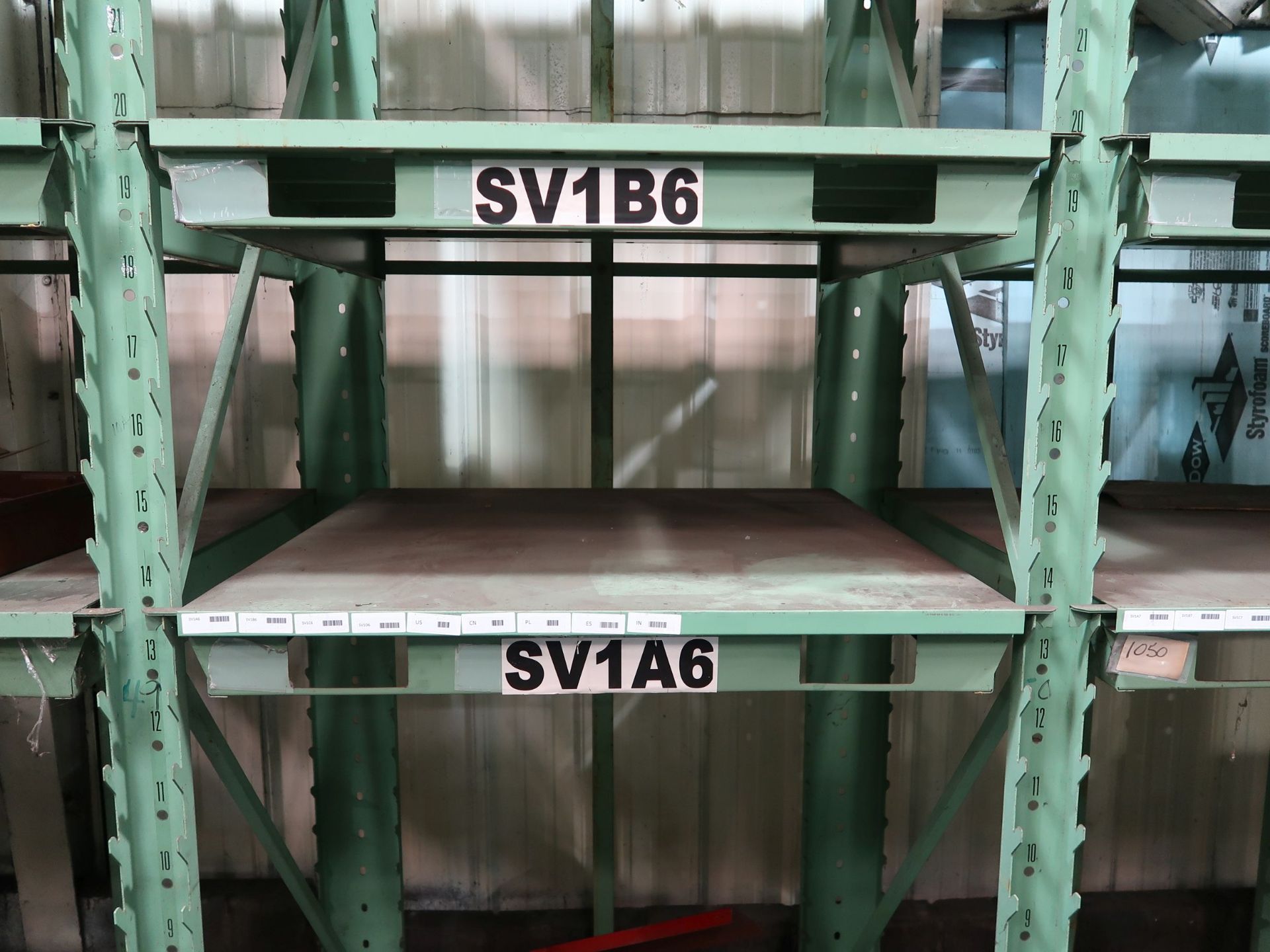 STANLEY VIDMAR "STAK-SYSTEM" 2,000 LB. CAPACITY INVENTORY RACK SYSTEM, (1) 42" FORK ELECTRIC CHAIN - Image 7 of 7