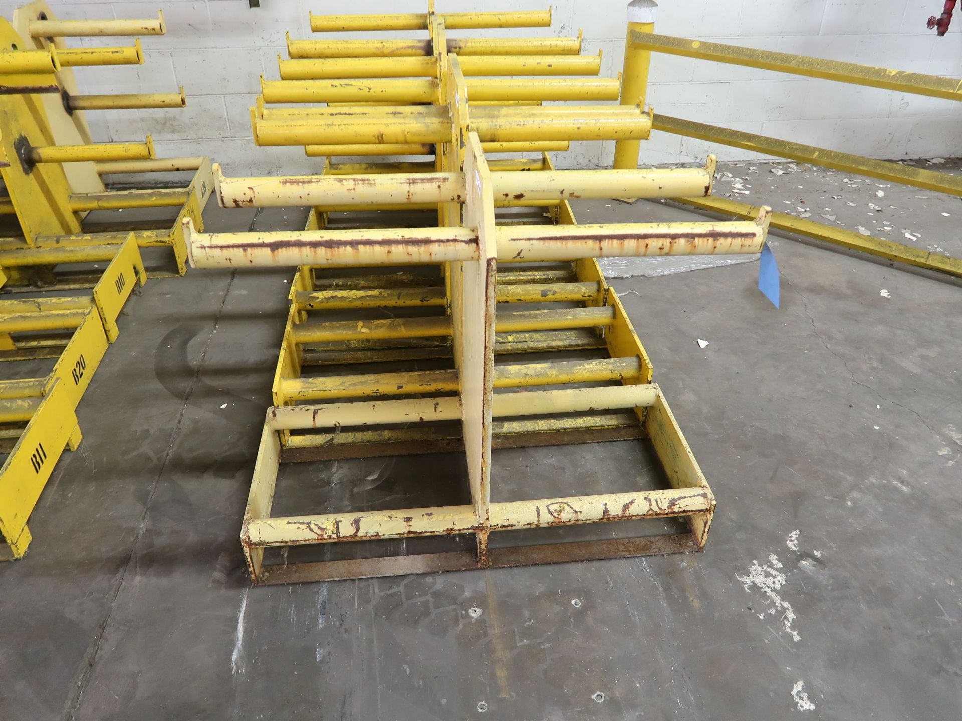 (LOT) (5) 18" X 50" DIAMETER 2-SIDED COIL STANDS - Image 3 of 3