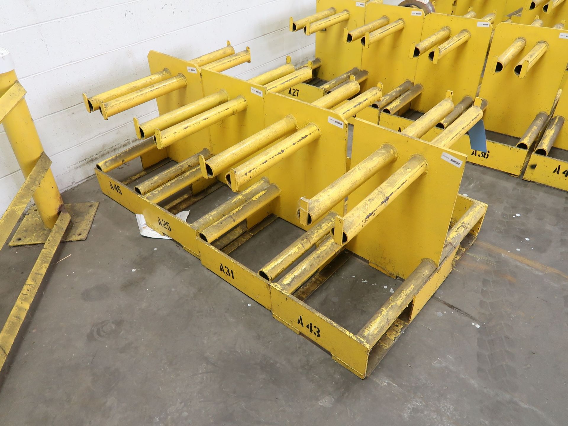 (LOT) (4) 18" X 30" DIAMETER 2-SIDED COIL STANDS - Image 2 of 3