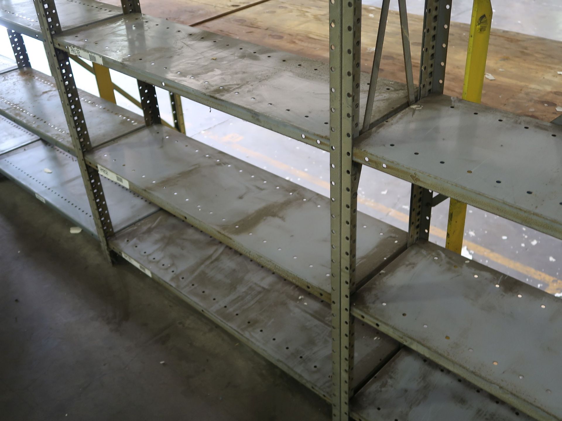 SECTIONS 12" X 42" X 85" STEEL SHELVES, (6) SHELVES PER SECTION - Image 2 of 2