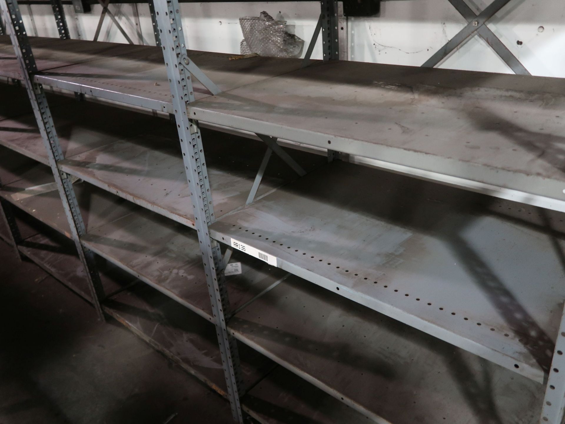 SECTIONS 24" X 36" X 85" STEEL SHELVES, (7) SHELVES PER SECTION - Image 2 of 3