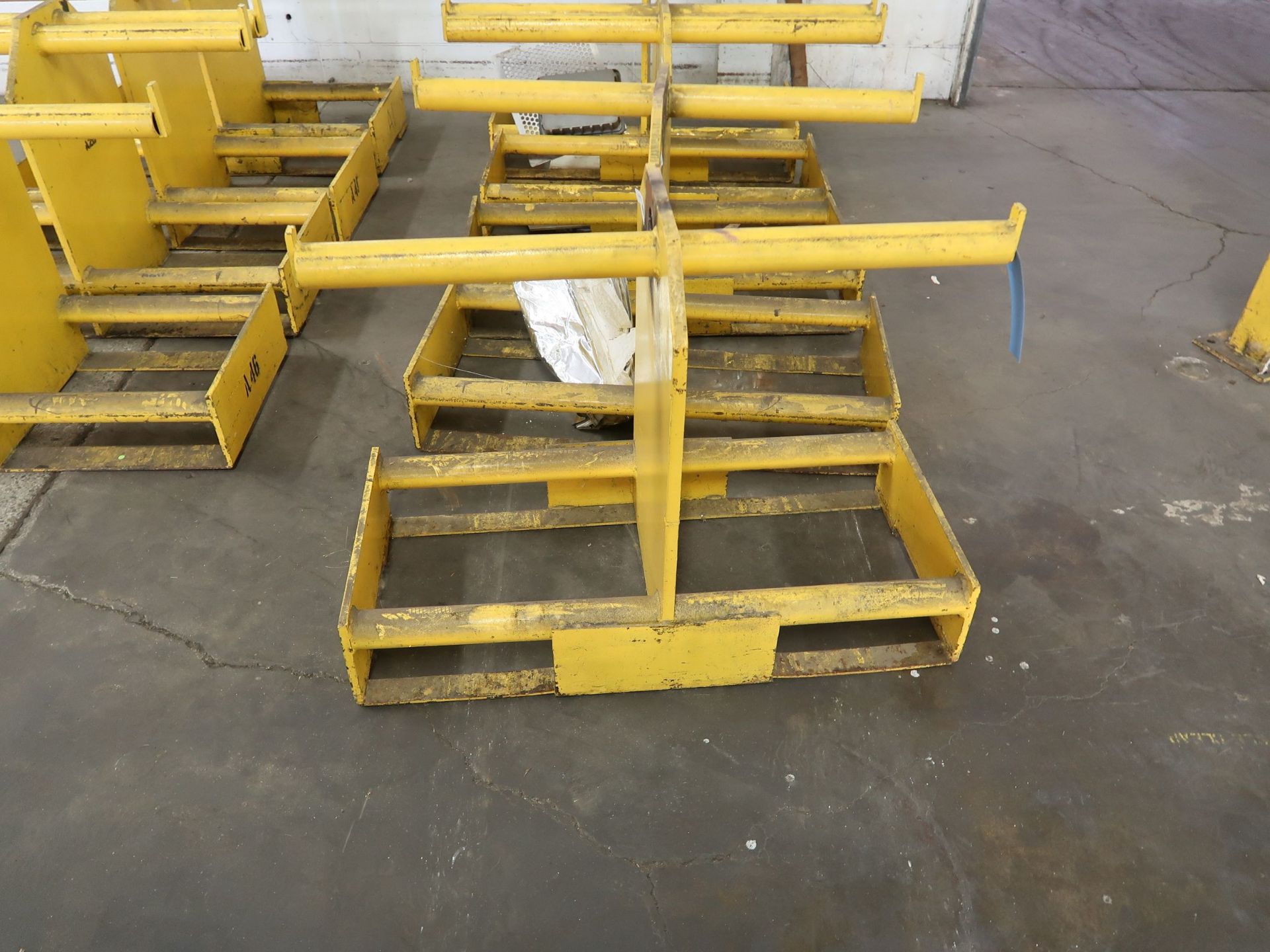 (LOT) (5) 18" X 44" DIAMETER 2-SIDED COIL STANDS - Image 3 of 3