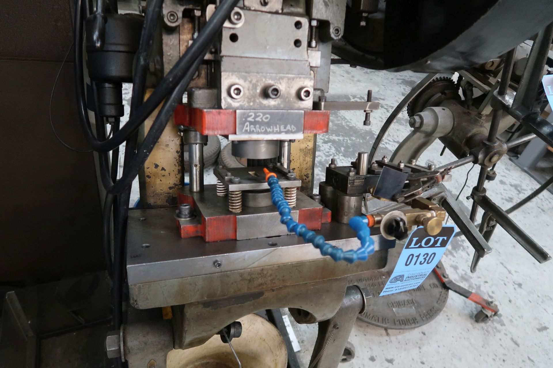 15 TON PERKINS MODEL 300-B OBI PRESS; S/N 32201, 2" RAM ADJUSTABLE, 7-1/2" SHUT HEIGHT, 1-1/2" - Image 3 of 4