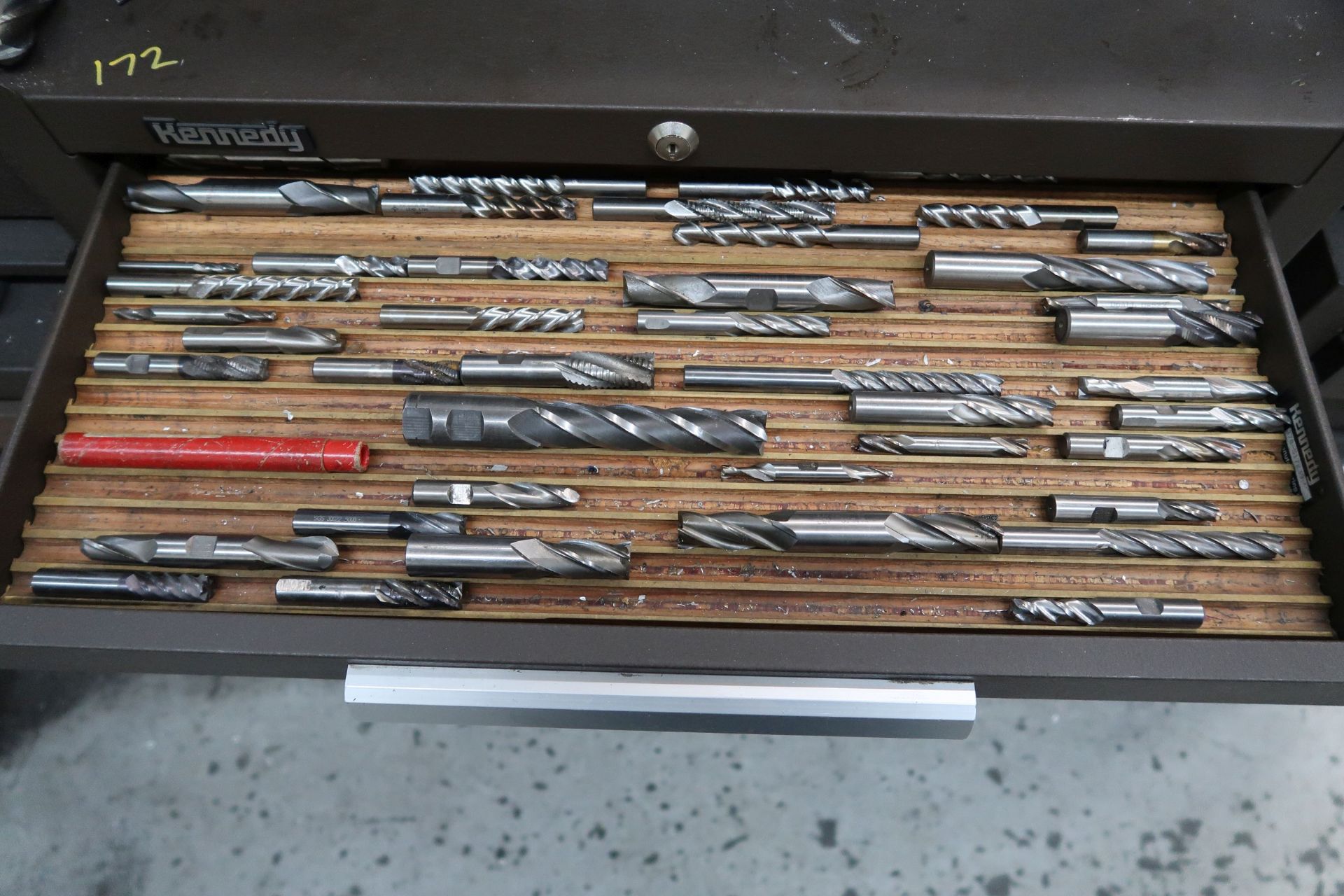 14-DRAWER KENNEDY PORTABLE TOOLBOX WITH TOOLS - Image 6 of 13