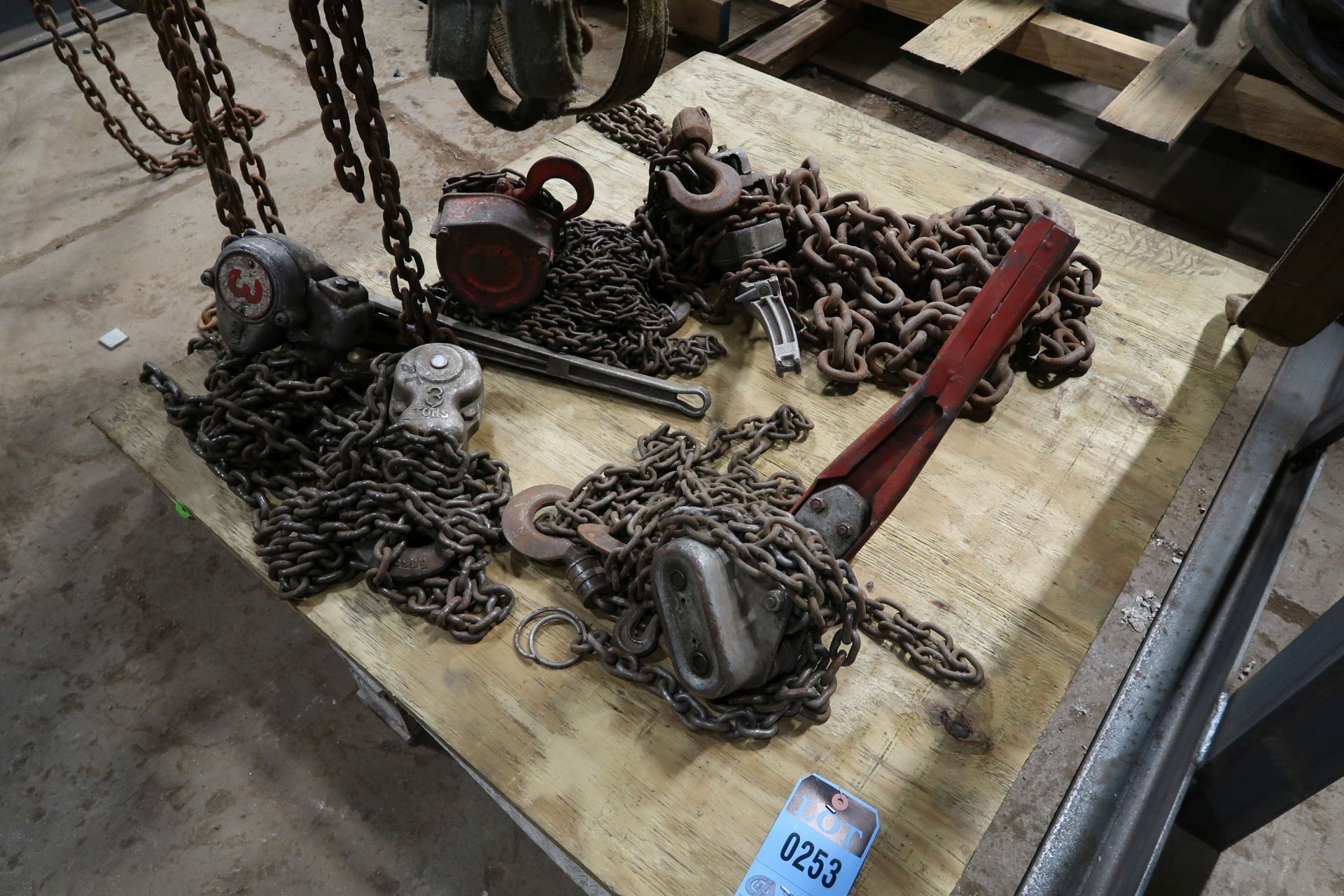 3 TON COME-ALONGS AND CHAIN HOIST