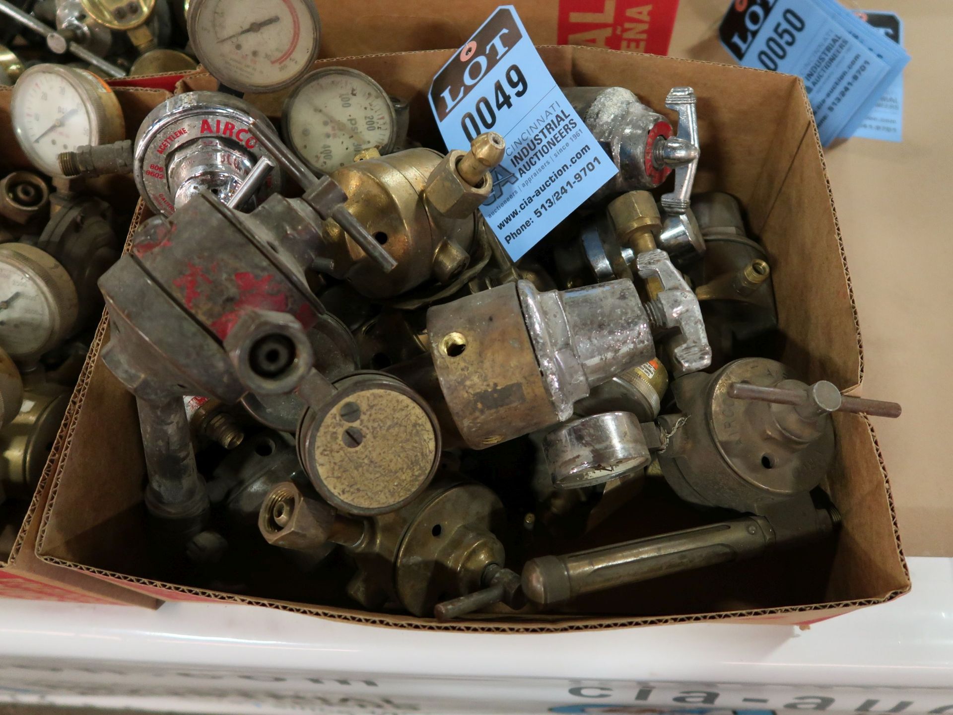 (LOT) ACETYLENE REGULATOR PARTS