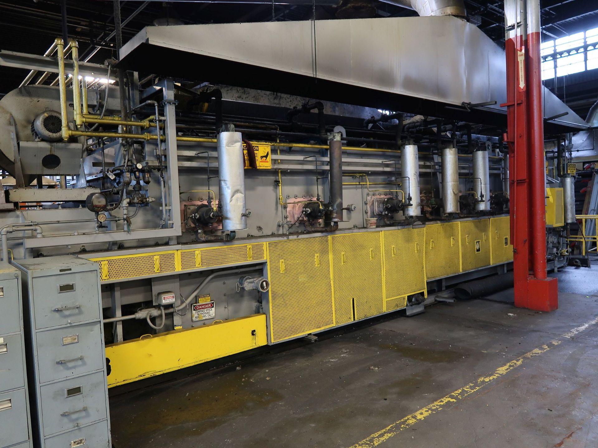 ATMOSPHERE FURNACE MESH BELT CONTINUOUS HEAT TREAT LINE; S/N 60879, UP TO 4,000 LBS./HOUR. 60" - Image 35 of 37